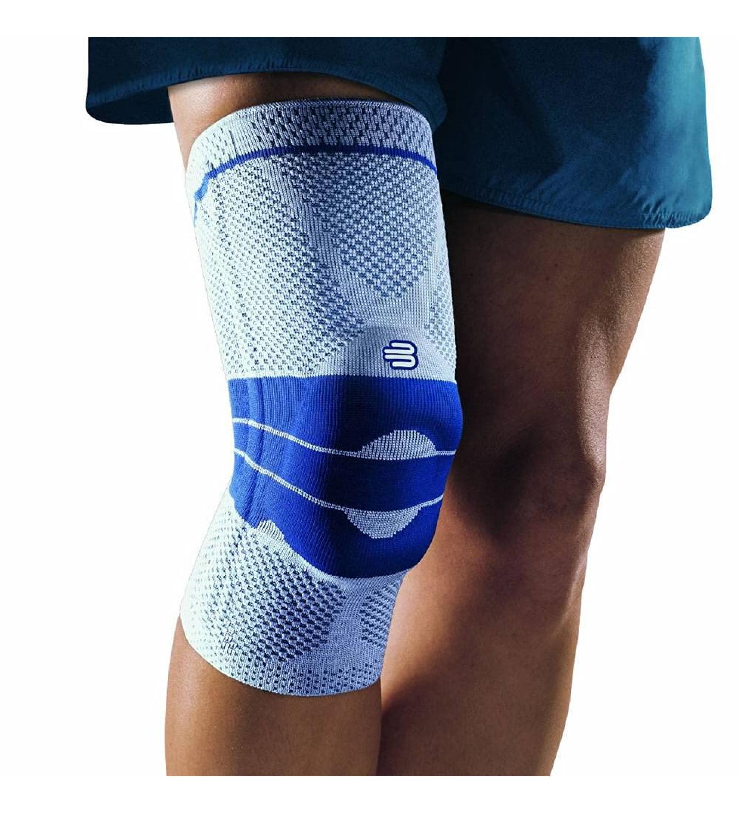 Bauerfeind GenuTrain Knee Support - Padded Brown Size M | Comfort & Stability for Kneecap Relief - International Shipping Available - Buy Online on GoSupps.com