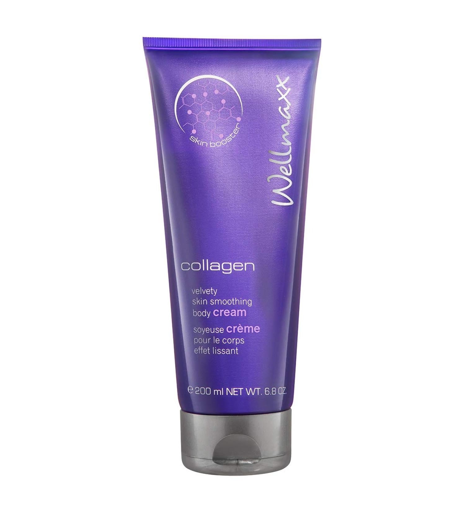 Wellmaxx Collagen Velvety Skin Smoothing Body Cream - Hydrating Anti-Aging Cream for Silky Soft Skin | Shop Now International Shipping Available! - Buy Online on GoSupps.com