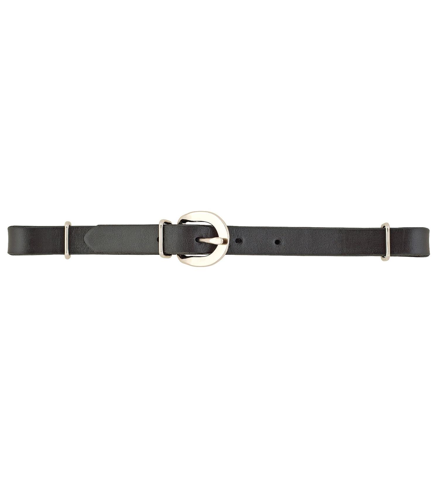 Weaver Leather Straight Bridle Leather Curb Strap Black