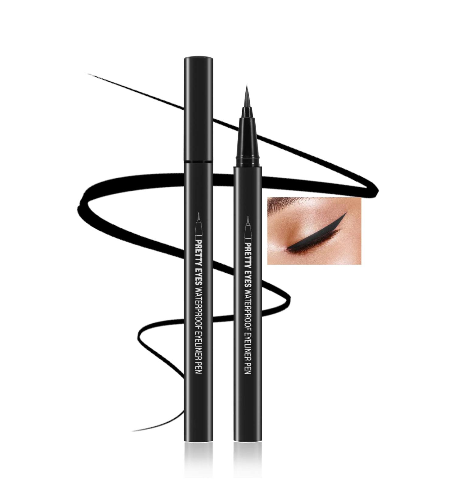 Boobeen Liquid Eyeliner Pen - Precision Tip, Long Lasting Matte Eye Liner for Bold Makeup - Buy Online on GoSupps.com
