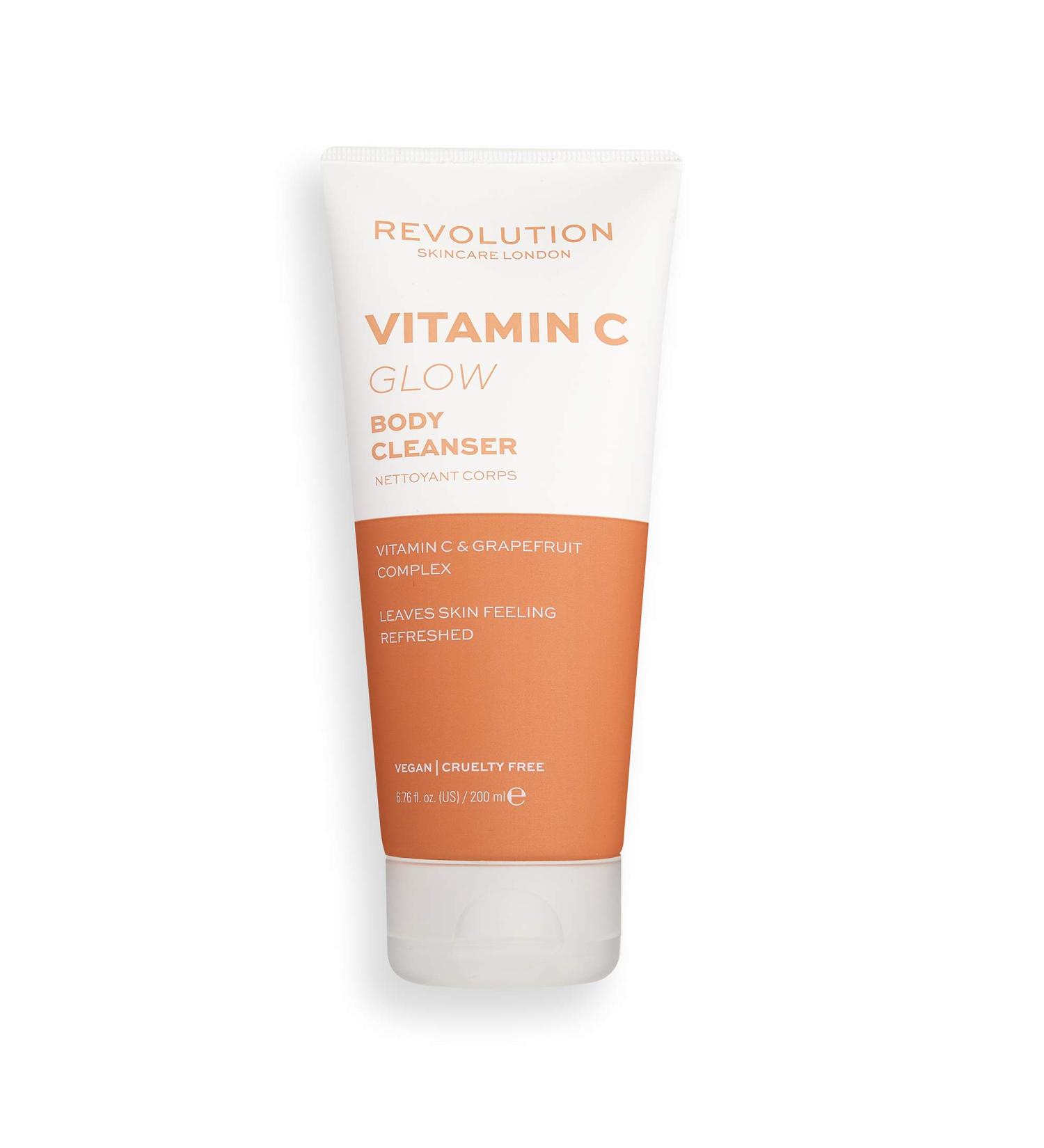 Revolution Beauty London Skincare Vitamin C Glow Body Cleanser 200ml