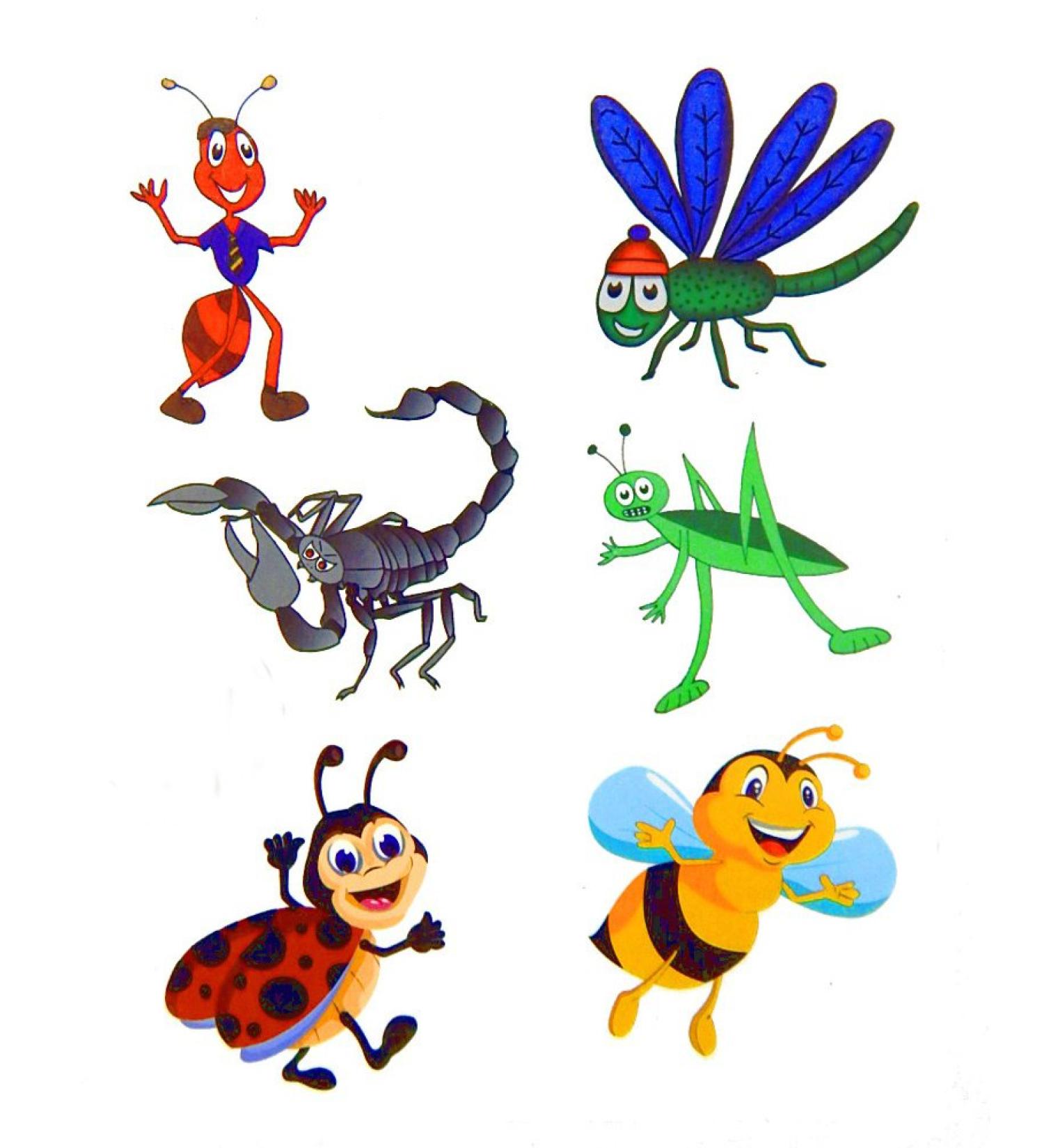 Premium Insect Nature Temporary Tattoos - Bug Party Favors with Ladybug, Bumblebee, Scorpion, Ant, Grasshopper Designs - Buy Online on GoSupps.com
