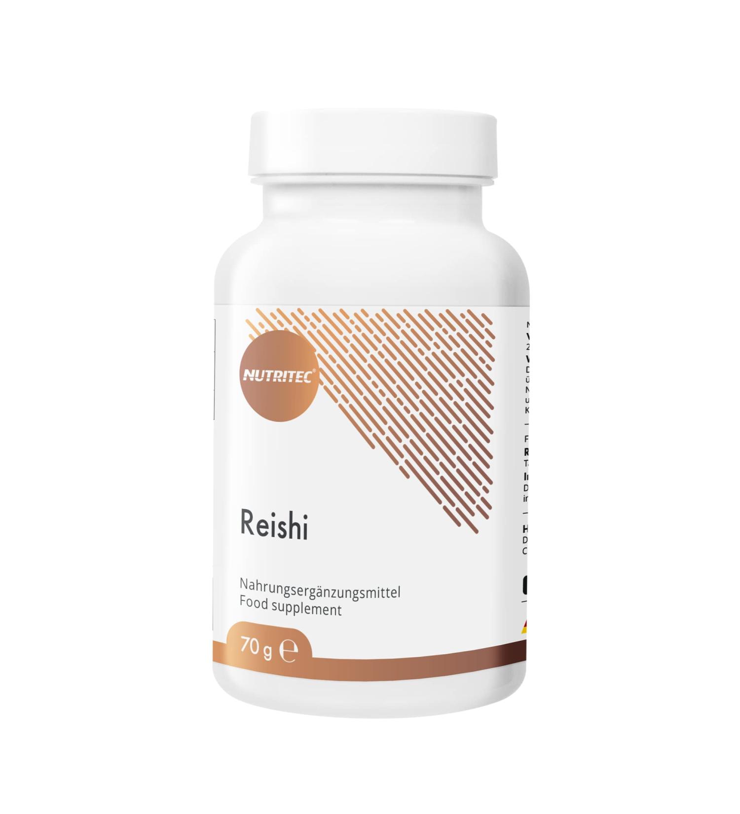 Buy Nutritec Reishi Vital Fungus 120 Capsules | Vegan Dietary Supplement with Vitamin C from Acerola | No Additives International Shipping Available - Buy Online on GoSupps.com