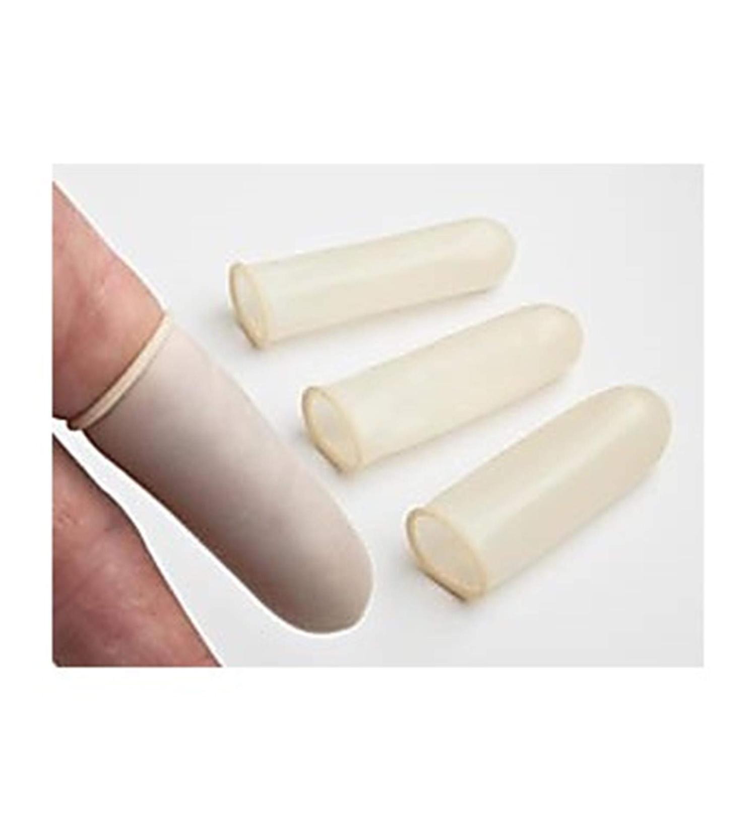Dukal DUK 4423L Latex Finger Cot Non-Powdered Large (Pack of 144)