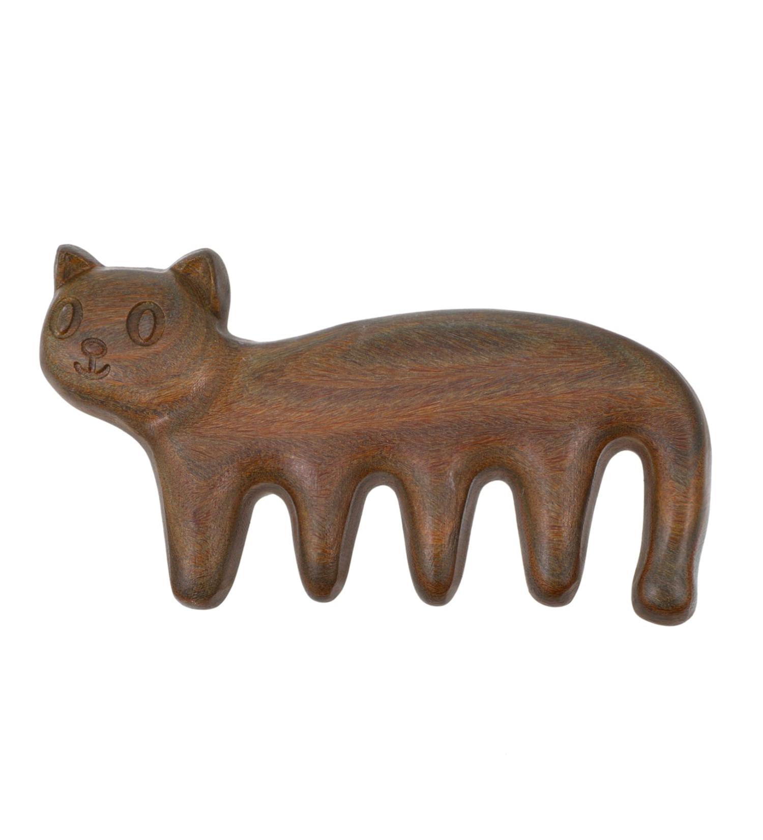 Beavorty Wide Tooth Sandalwood Comb - Creative Massage Tool for Scalp & Hair Care | International Shipping Available - Buy Online on GoSupps.com