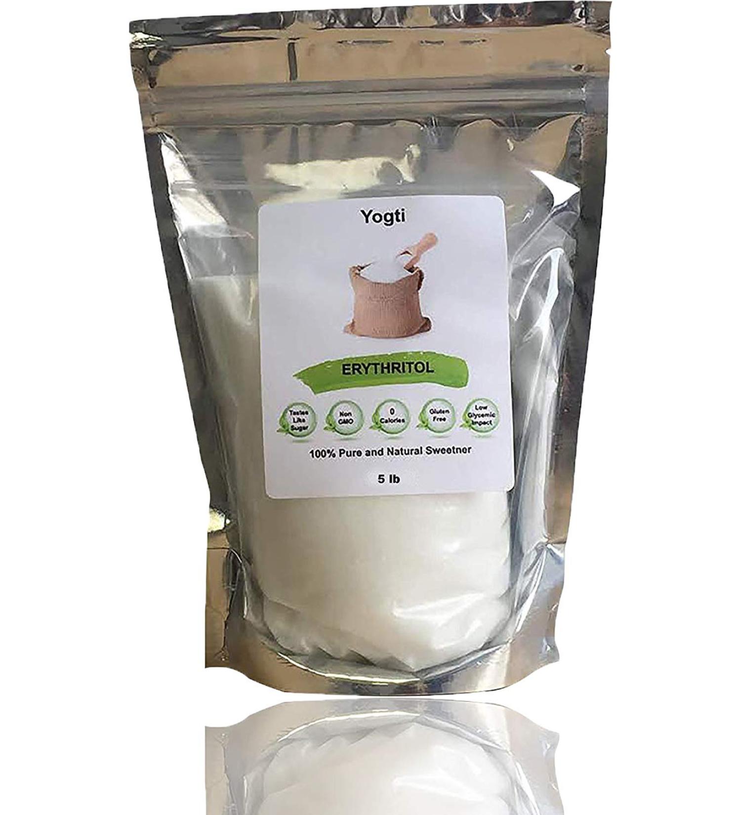 Yogti Canadian Brand Erythritol Sweetener Natural Sugar Substitute 5lb