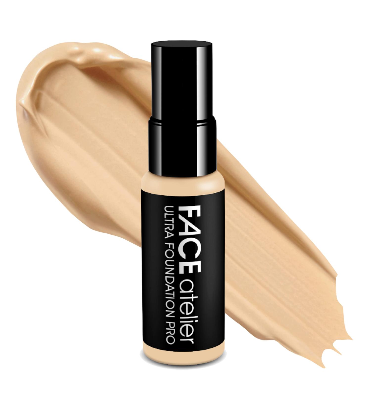 FACE atelier Ultra Foundation Pro | Wheat - 3 | Full Coverage Oil-Free Foundation for Mature and Dry Skin | Cruelty-Free Makeup - Buy Online on GoSupps.com