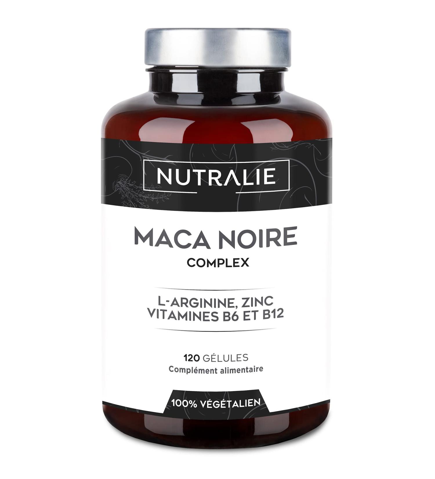 Black Maca from Peru 32000mg - Extra Strong L-Arginine Zinc B6 B12 PRICE 2021 Energy Performance - Maca for Men Organic - High Concentration 20:1-120 Capsules Nutralie - Buy Online on GoSupps.com