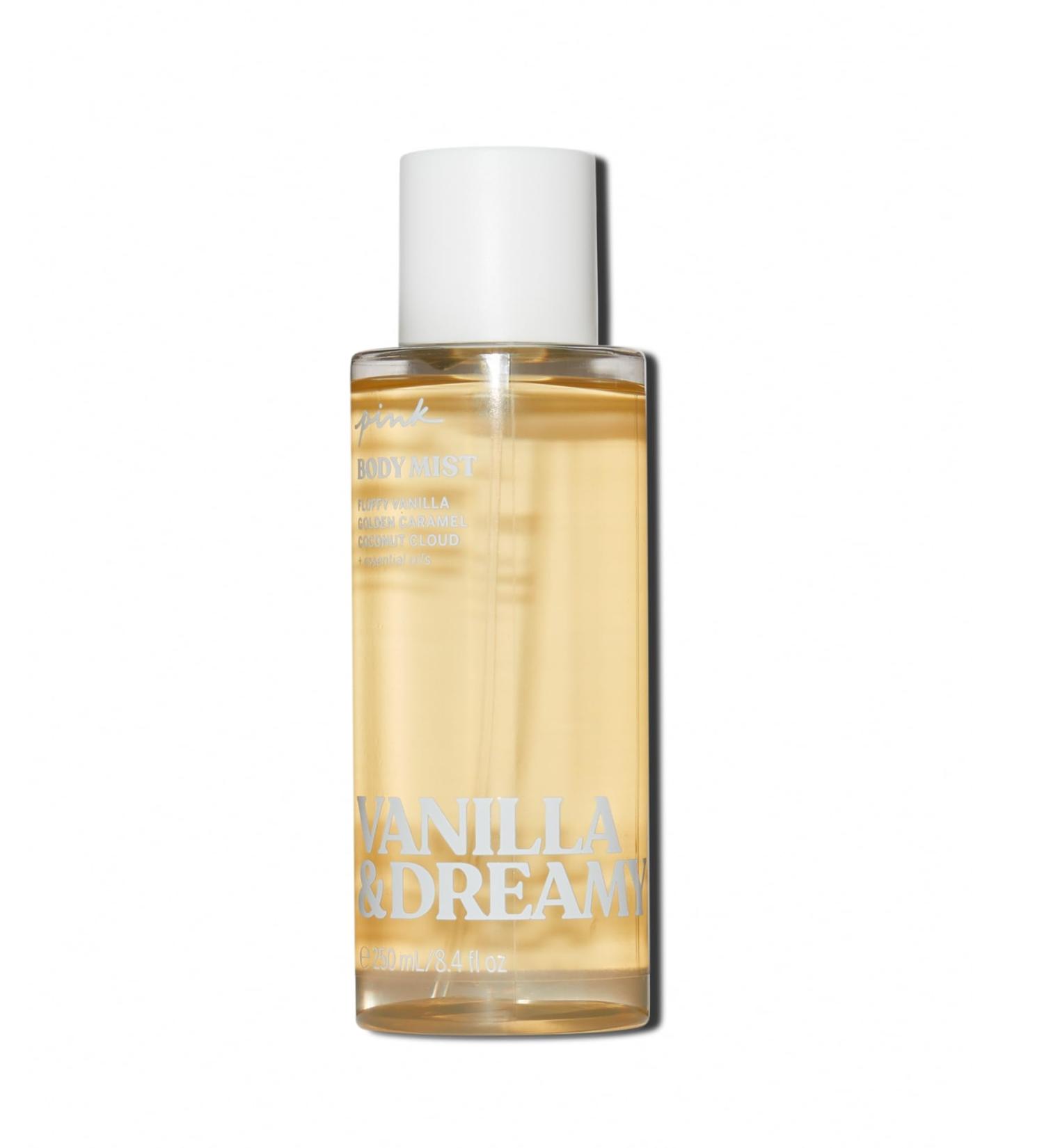 Victoria's Secret PINK Vanilla & Dreamy Body Mist Notes of Coconut & Caramel (8.4 oz) - Buy Online on GoSupps.com