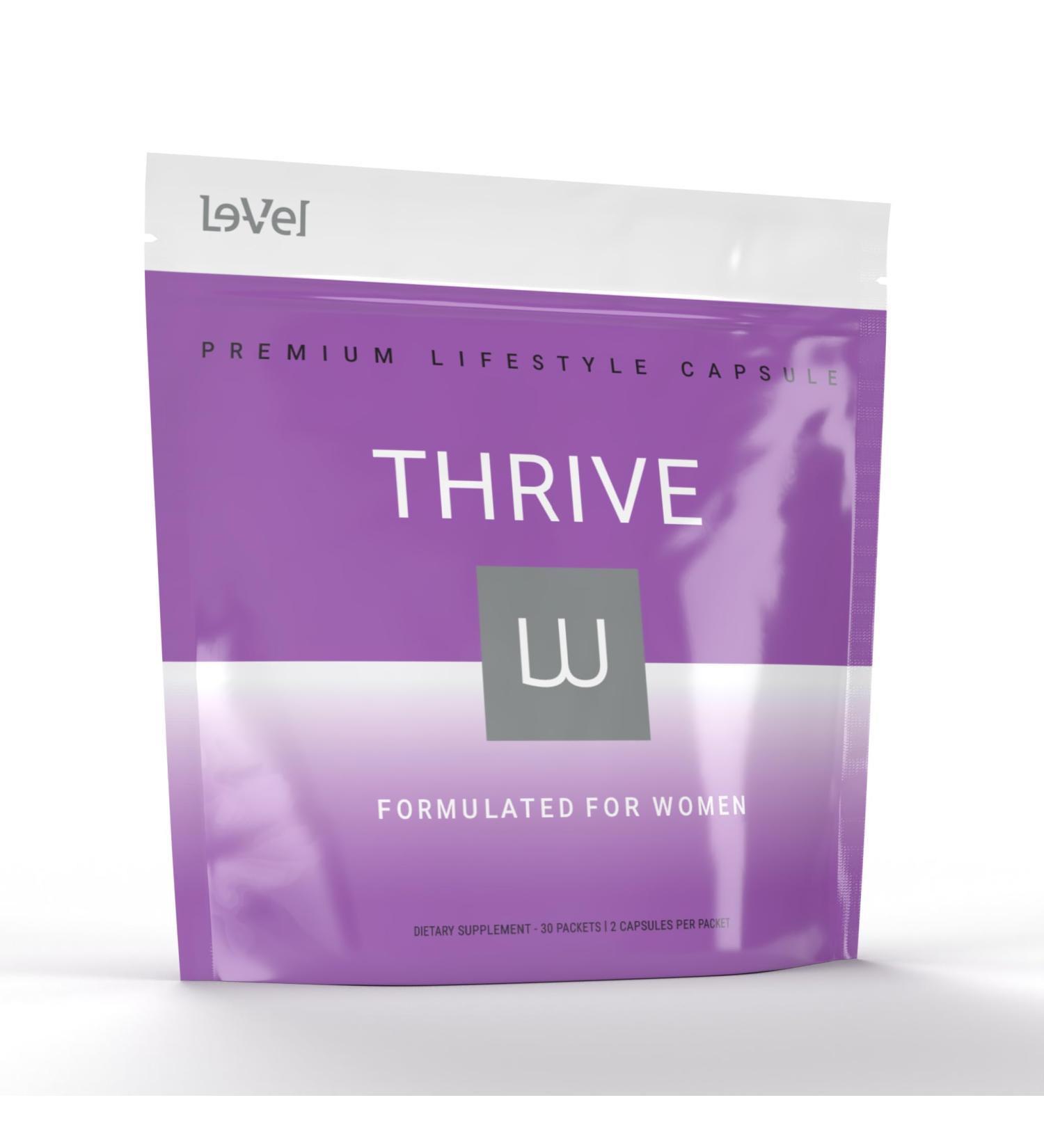 Le-Vel Thrive Premium Vitamins & Minerals Capsules for Women | 60 Capsules | Womens Multivitamin Lifestyle Capsule | Gluten Free | Multi Minerals Supplement | Energy Boost 30 Day Supply - Buy Online on GoSupps.com
