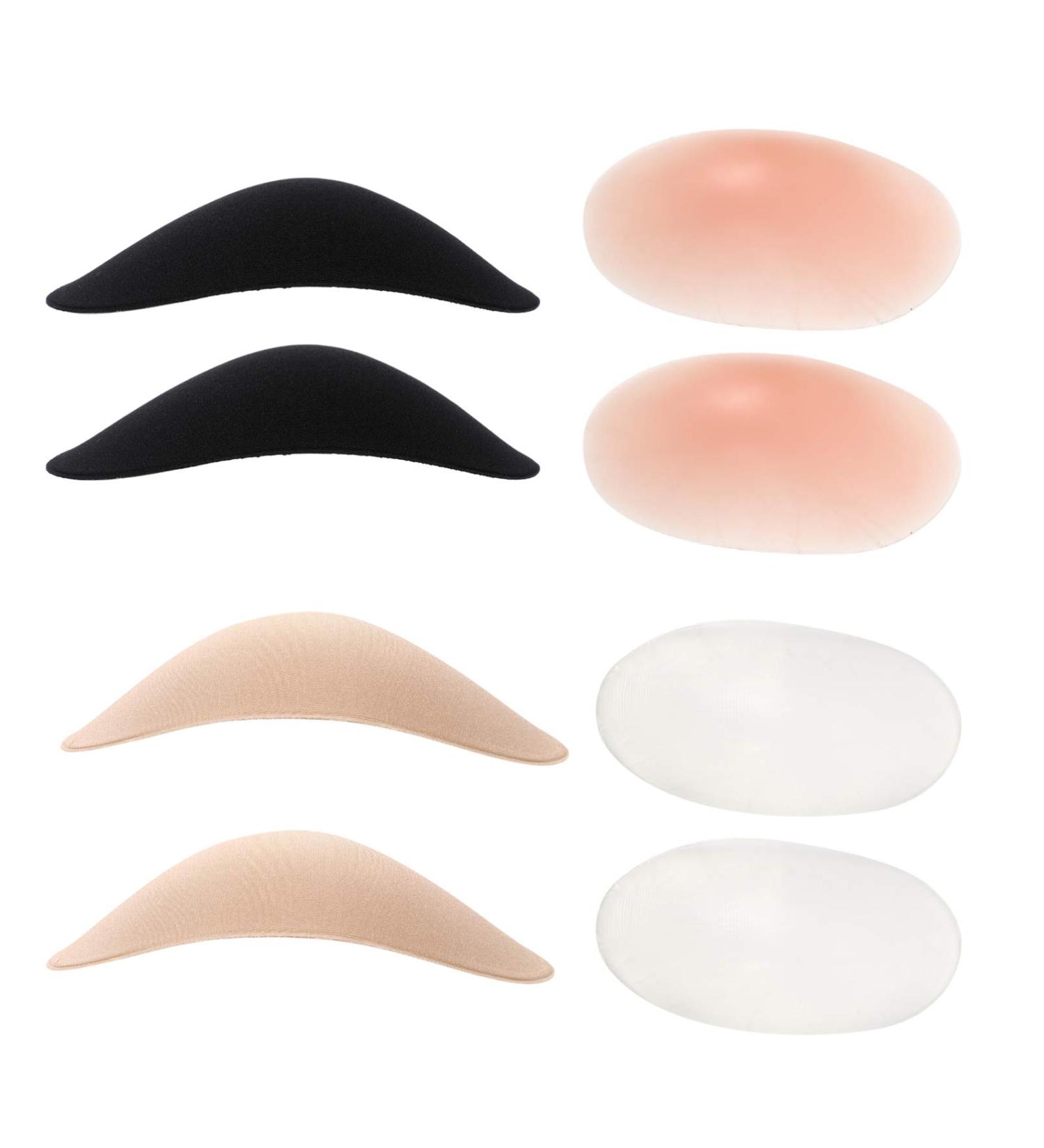 Non-Slip Silicone Shoulder Pads - 4 Pairs Invisible Enhancers | Shoulder Push-Up Pads 13x8x2.5cm for Comfort & Support - Buy Online on GoSupps.com