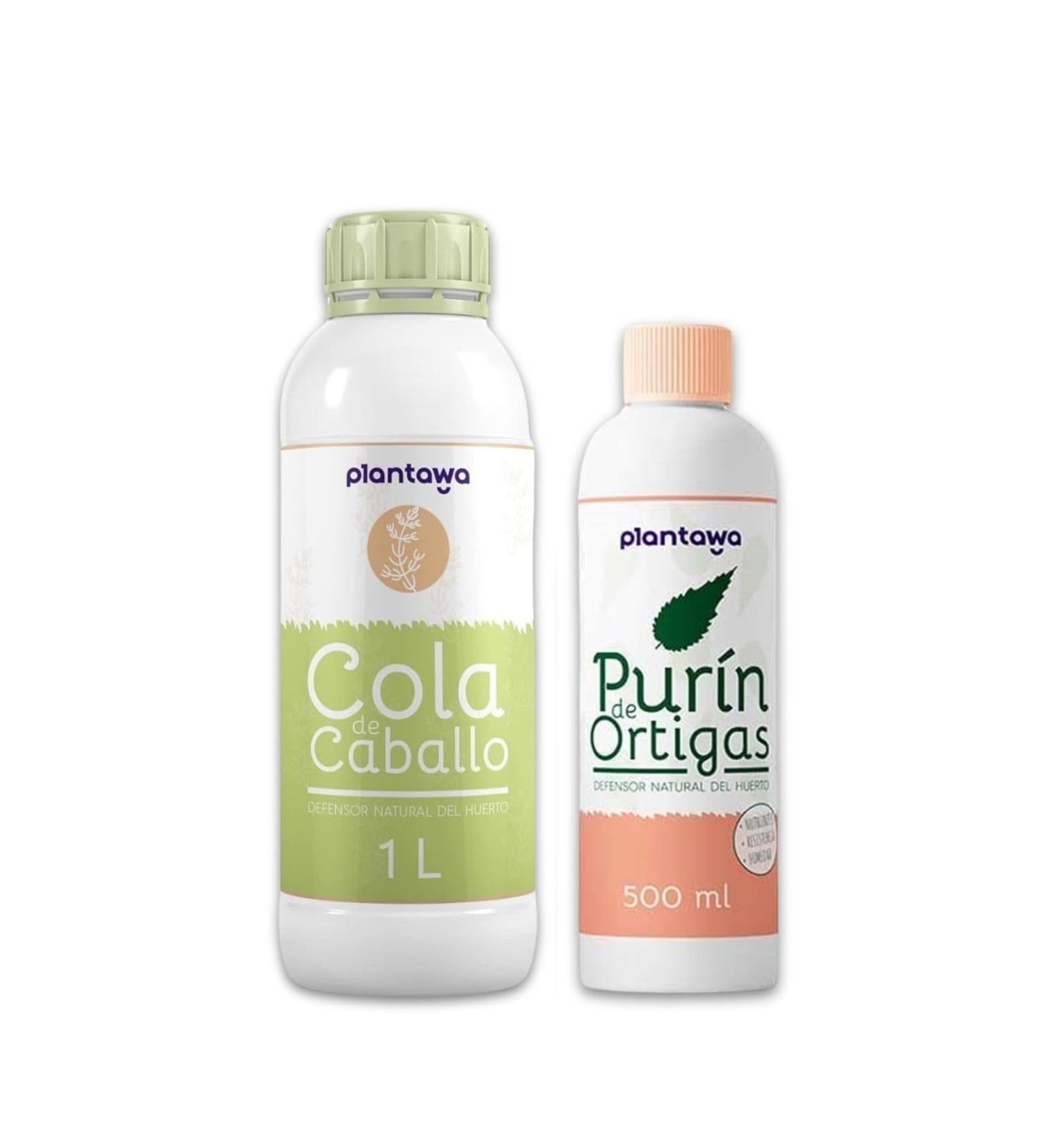 Nettle Manure 500mL and Ponytail Extract 1L - THE MOST CONCENTRATED - Provides iron and essential nutrients - Improves the natural defenses of plants - Produced by decoction and