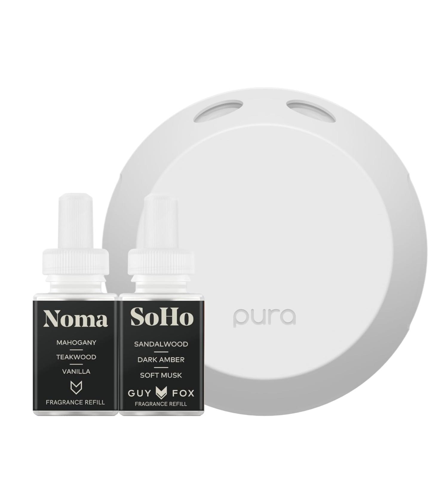 Pura Smart Home Fragrance Device Starter Set - Scent Diffuser with SoHo & Noma Refills - Perfect for International Shipping - Buy Online on GoSupps.com