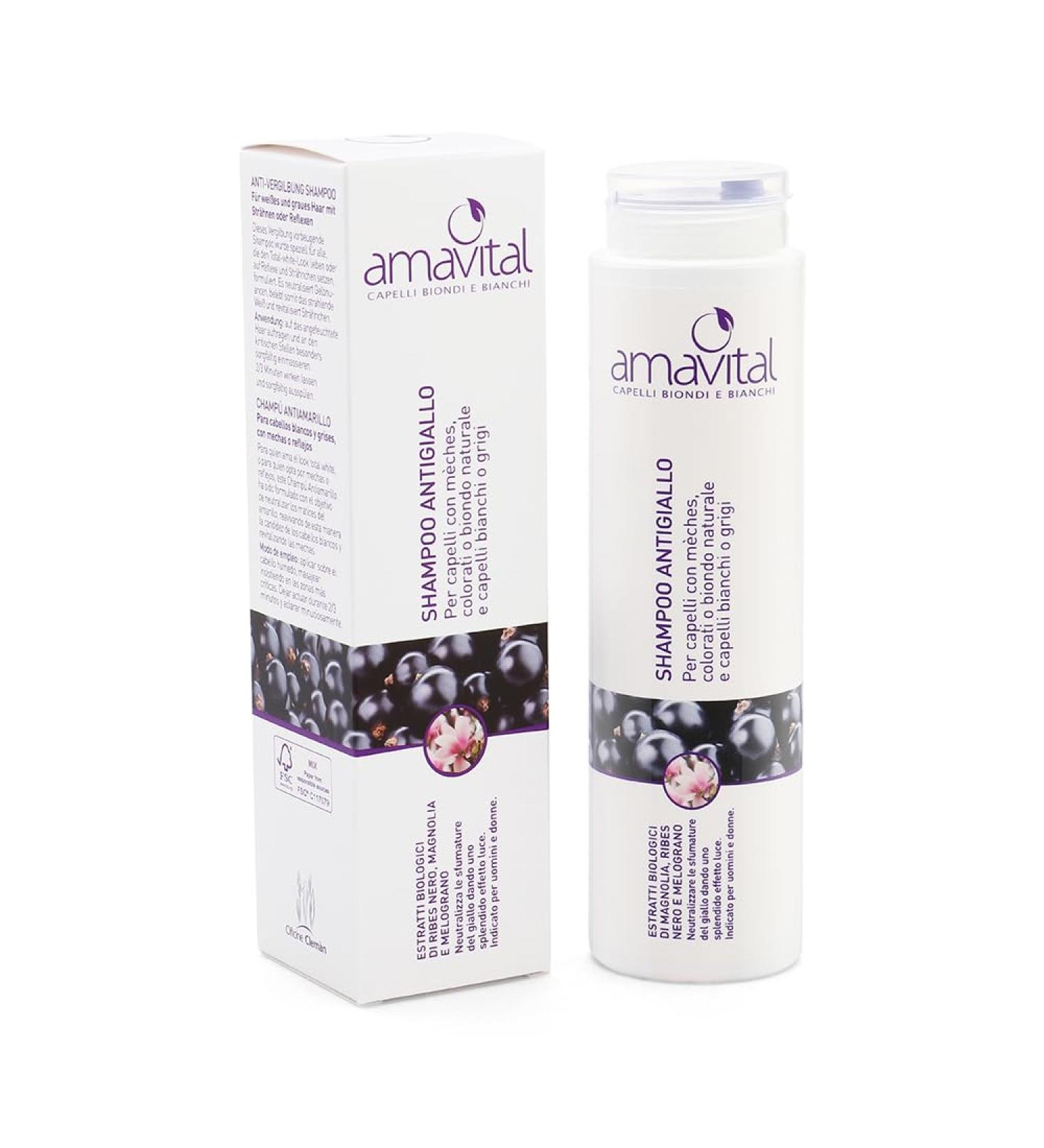  Oficine Cleman Amavital Anti-yellowing shampoo - Buy Online on GoSupps.com