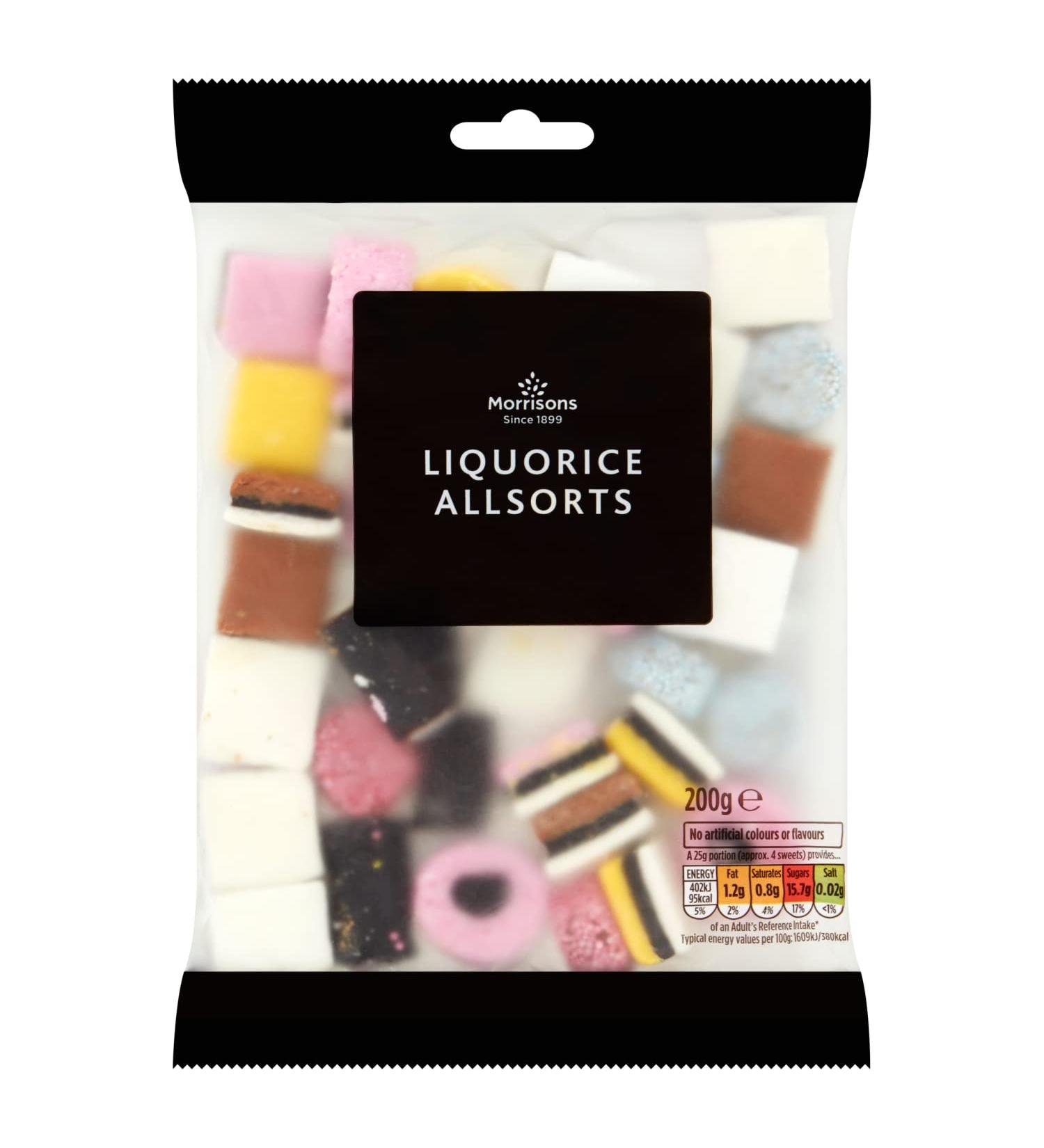 Morrisons Liquorice Allsorts 200 g