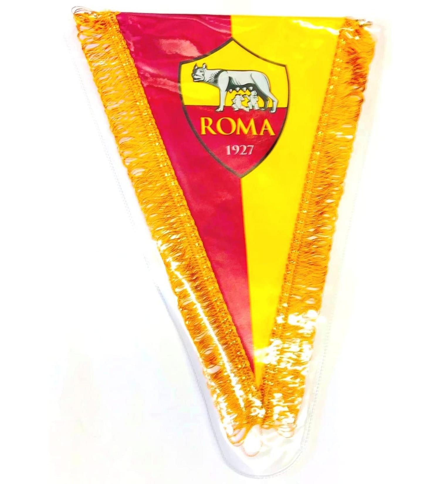 Pennant Roma official size: 17 x 14 cm small yellow-red triangular magic GAGRM17 x 14-GCH1508