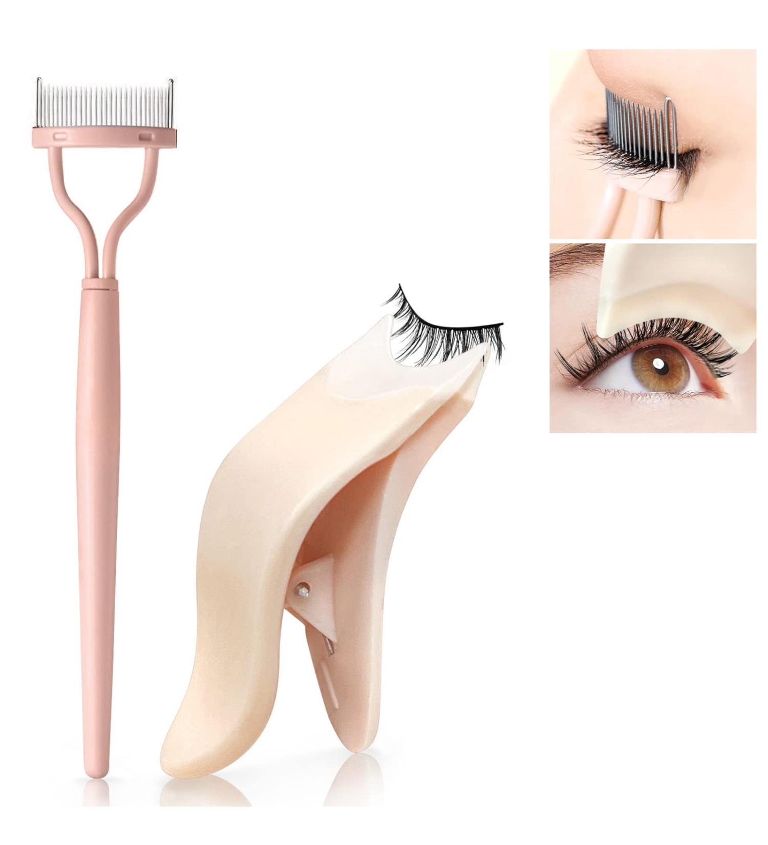 HOSAILY Lashes Buddy - False Eyelash Applicator Tool Kit & 2 Pack Eye Makeup Tools for Perfect Lash Application & Separation - Buy Online on GoSupps.com