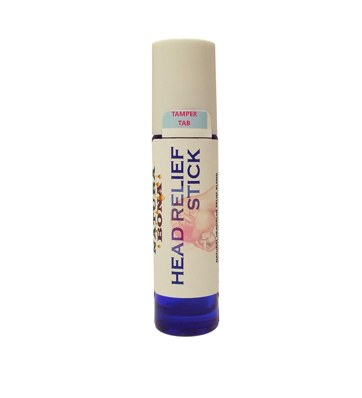 Headache Relief Stick Roll On. an All-Natural Essential Oil Aromatherapy Blend to Help with Headaches 10ml Roller Bottle