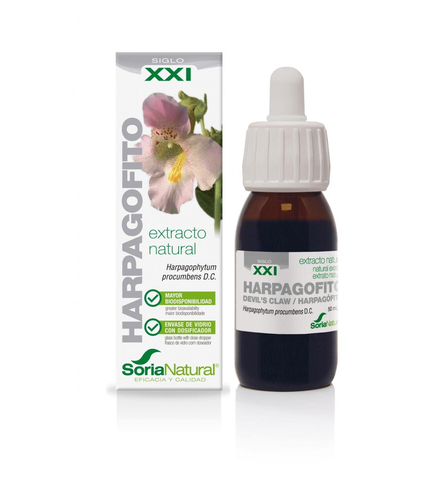  Soria Natural Soria Natural Harpagophyto Extract S. XXI 50 ml - PACK 2 - Buy Online on GoSupps.com