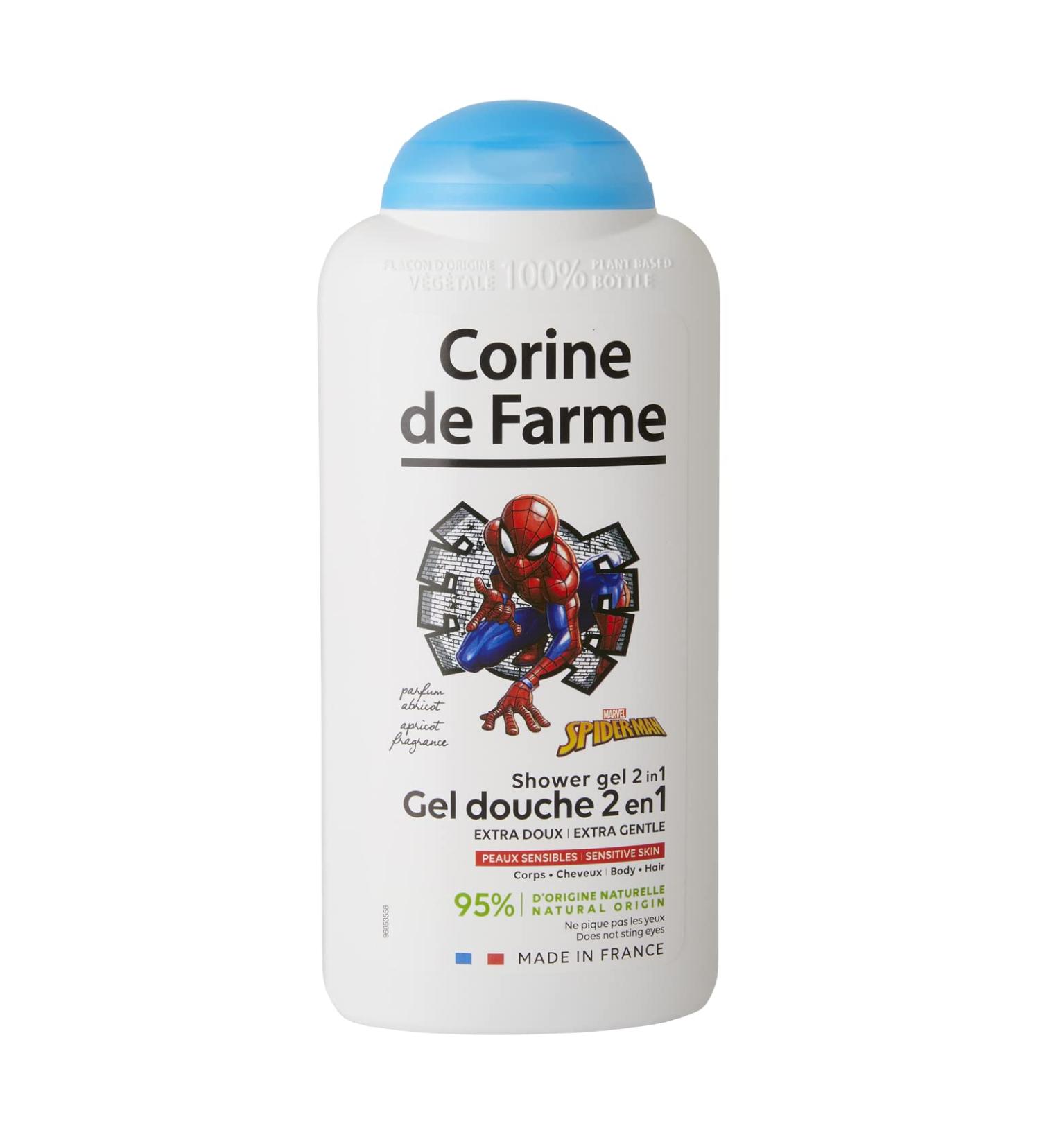  Corine de Farme Corine de Farme - Spiderman Extra Soft Shower Gel - 2-in-1 Wash Gel for Children - Sensitive Skin Formula Clean Beauty does - Buy Online on GoSupps.com