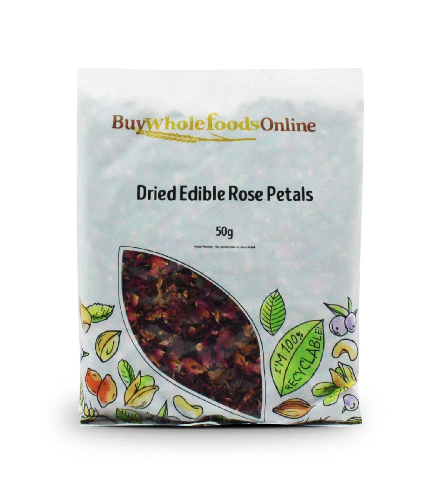 Dried Red Rose Petals 50g (BWFO)