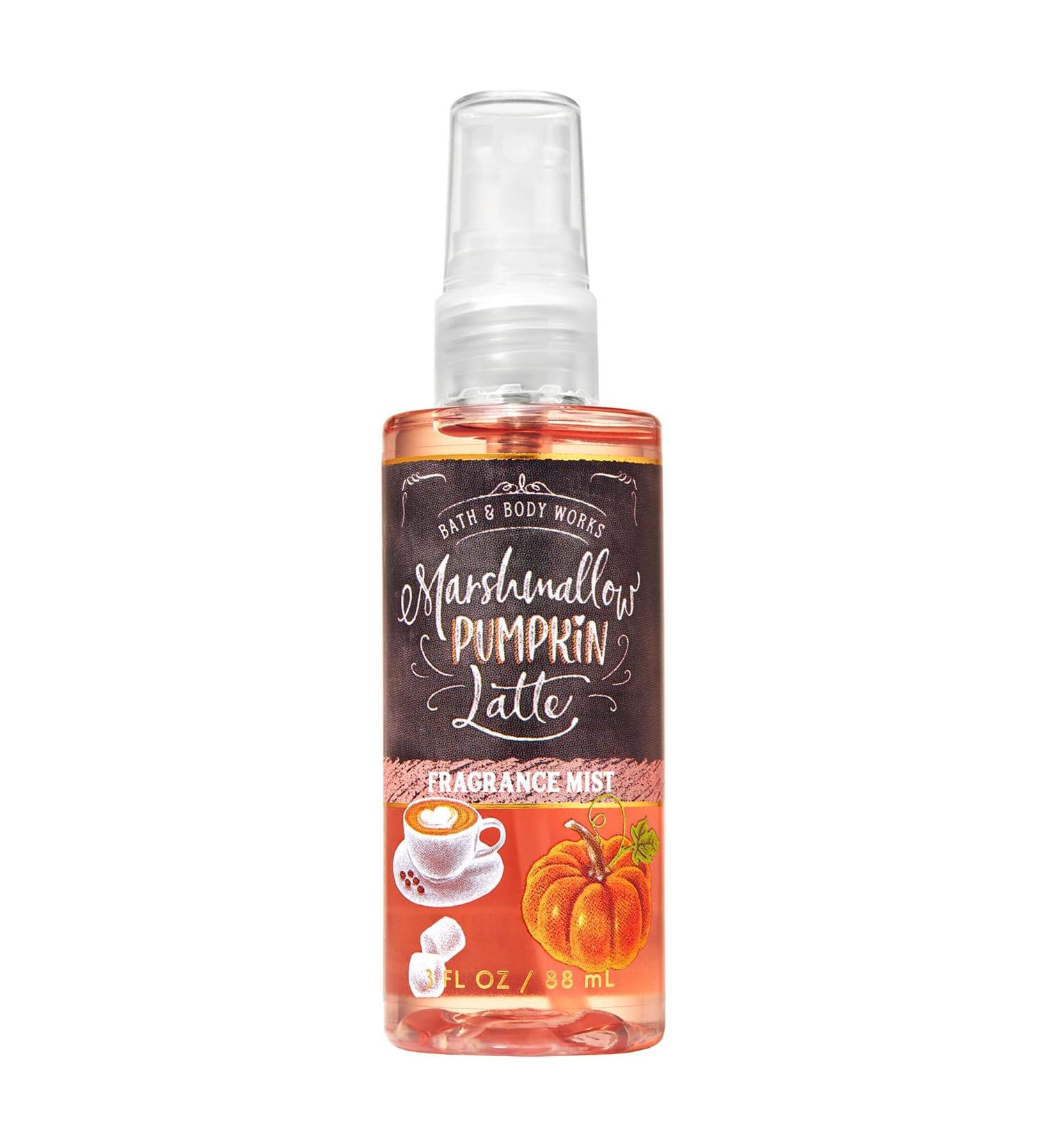 Marshmallow Pumpkin Latte Travel Size Fine Fragrance Mist 3 Fluid Ounce-BATH AND BODY WORKS