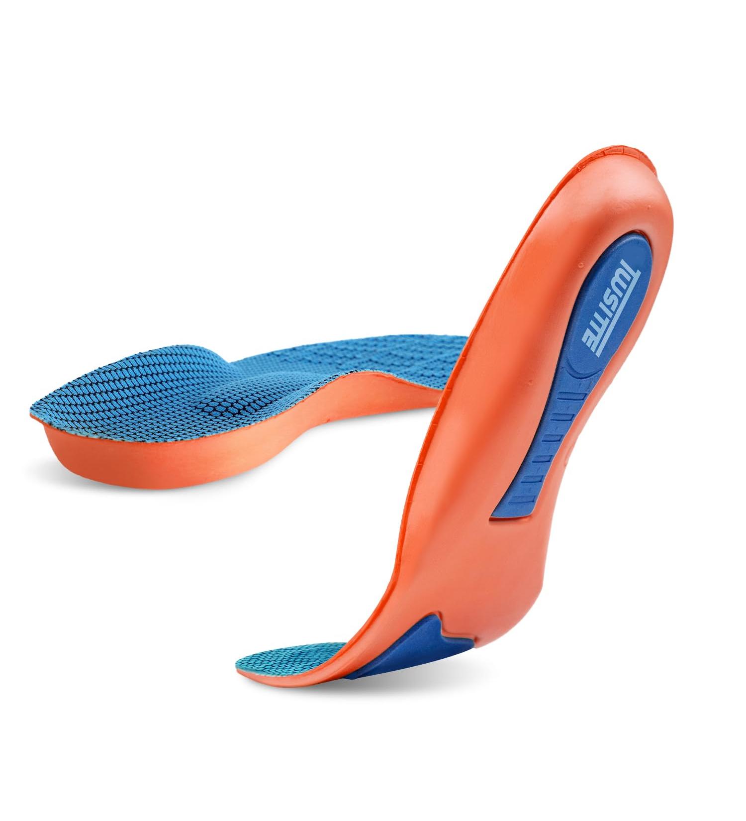 Premium Plantar Fasciitis Insoles - Cushioned Arch Support & Memory Foam Shoe Inserts for Men (10-10.5) & Women (12-12.5) | Enhanced Comfort & Pain Relief - Buy Online on GoSupps.com