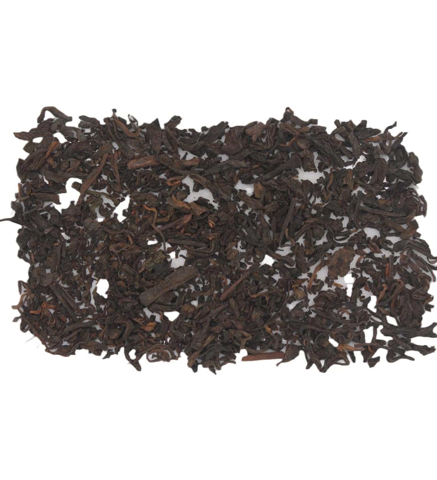 Teabalmy Ripe Shou Pu-erh Loose Leaf Tea 1.75oz | Best Chinese Puerh Yunnan Leaf Qing Mao Tea | Shu Pu'erh Leaves Zhong Shai | Pack of 1 - Buy Online on GoSupps.com