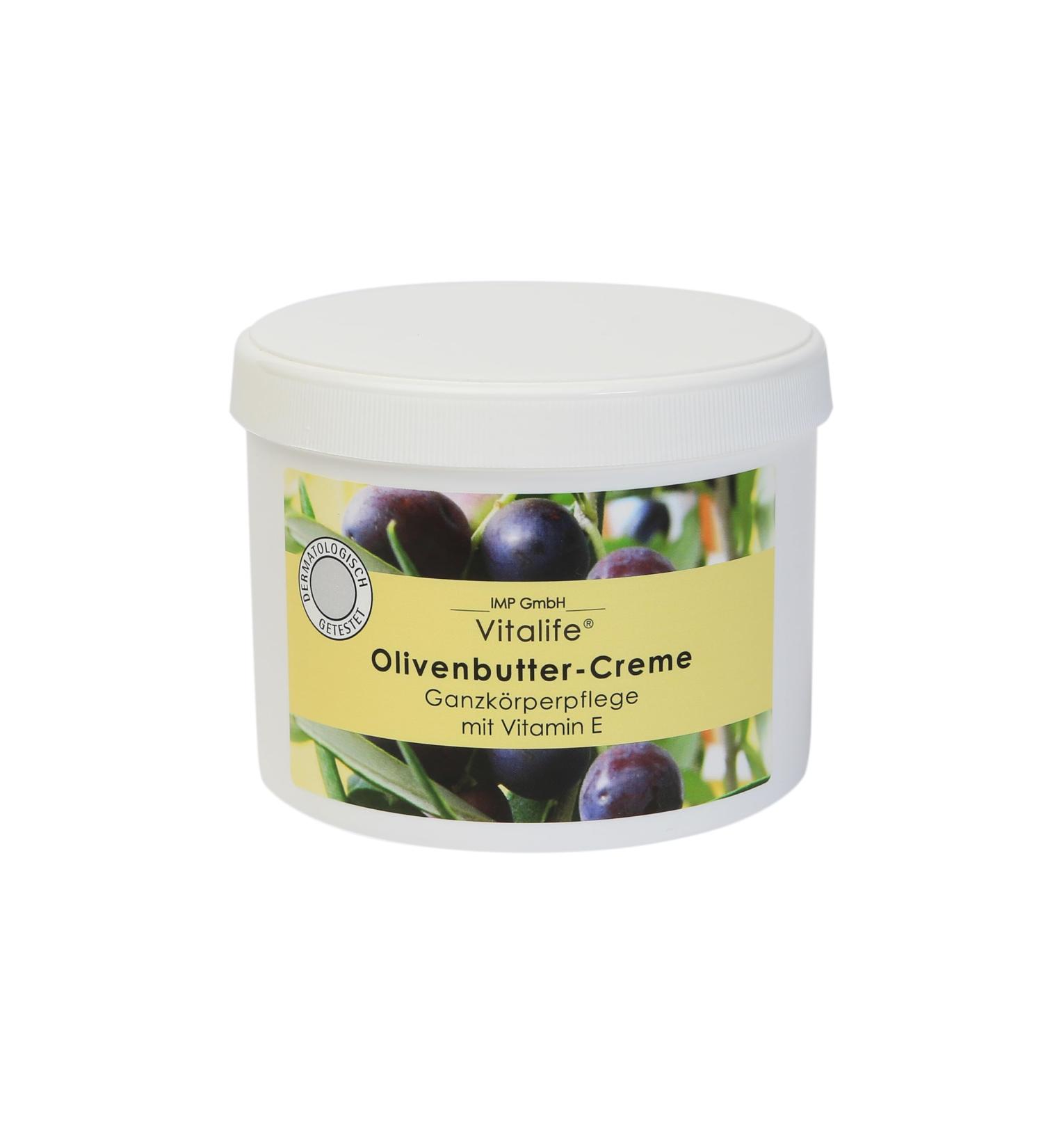 Olive Oil Full Body Care - Olive Butter Cream 500ml with Vitamin E | Shop Now for Nourishing Skin - Buy Online on GoSupps.com
