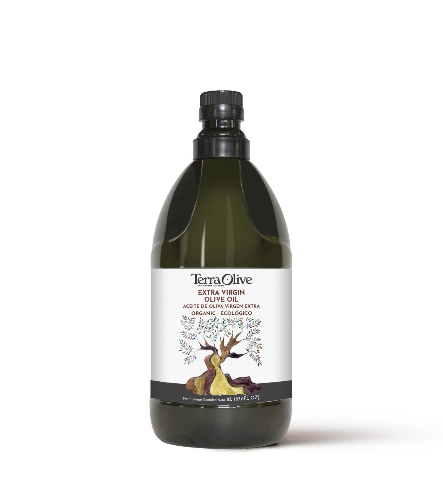 Bio Native Olive Oil Extra - 2L Organic Smooth Cooking Oil from Spain | Terraolive - Montes de Toledo - Buy Online on GoSupps.com