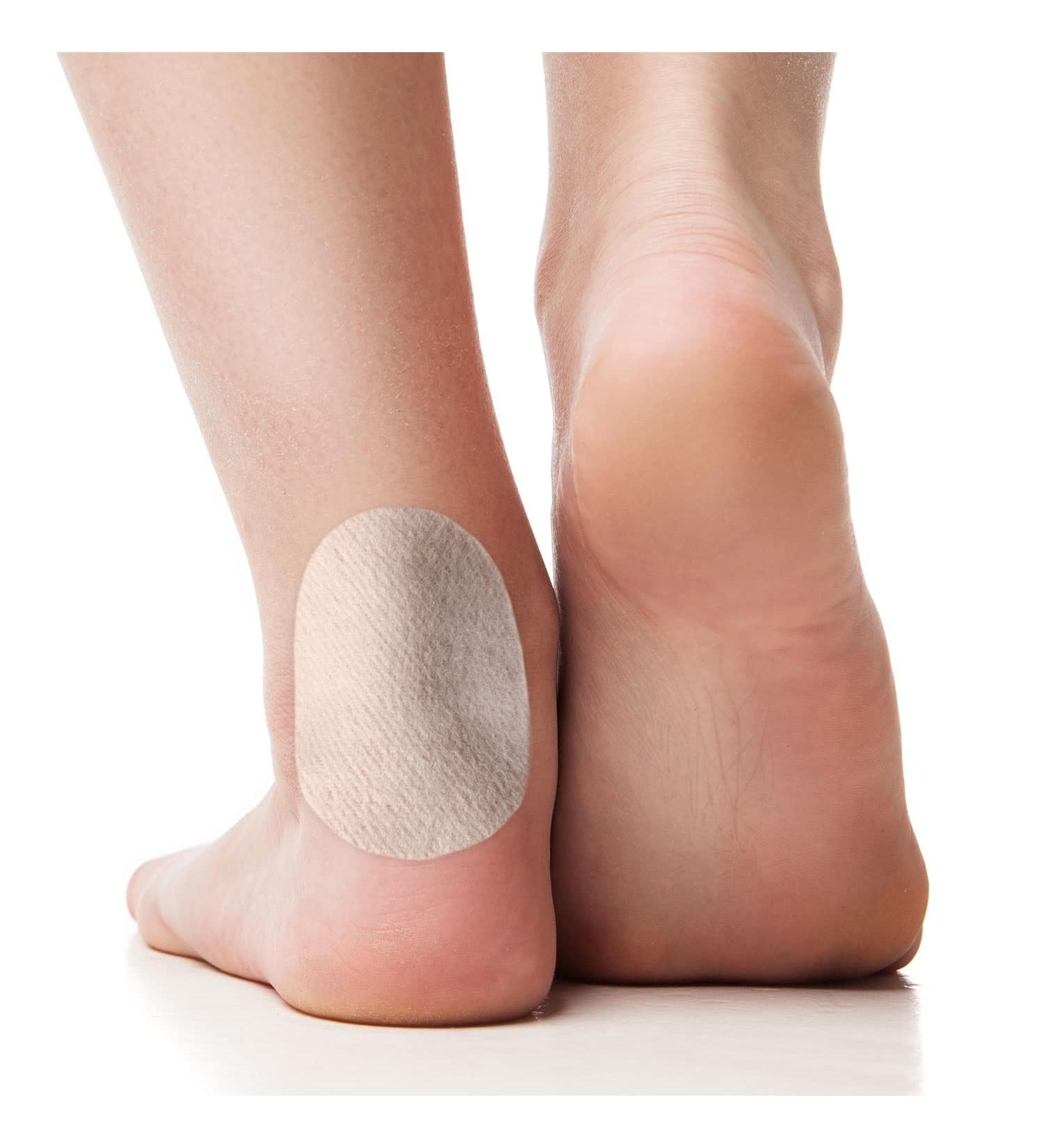 Steins Moleskin Pre-Cut Oval Foot Pads - Heel & Toe Blister Protectors - 100 Count - Buy Online on GoSupps.com