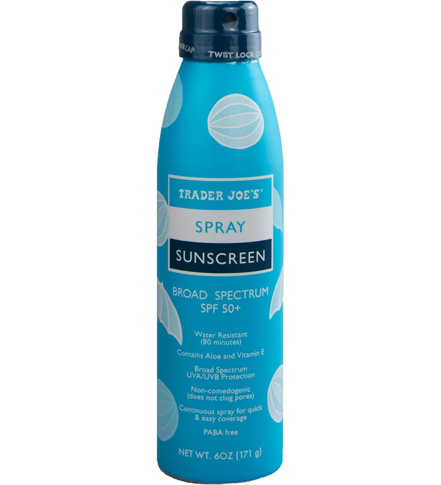 Trader Joe's Nourish Spray Sunscreen SPF 50+ Broad Spectrum
