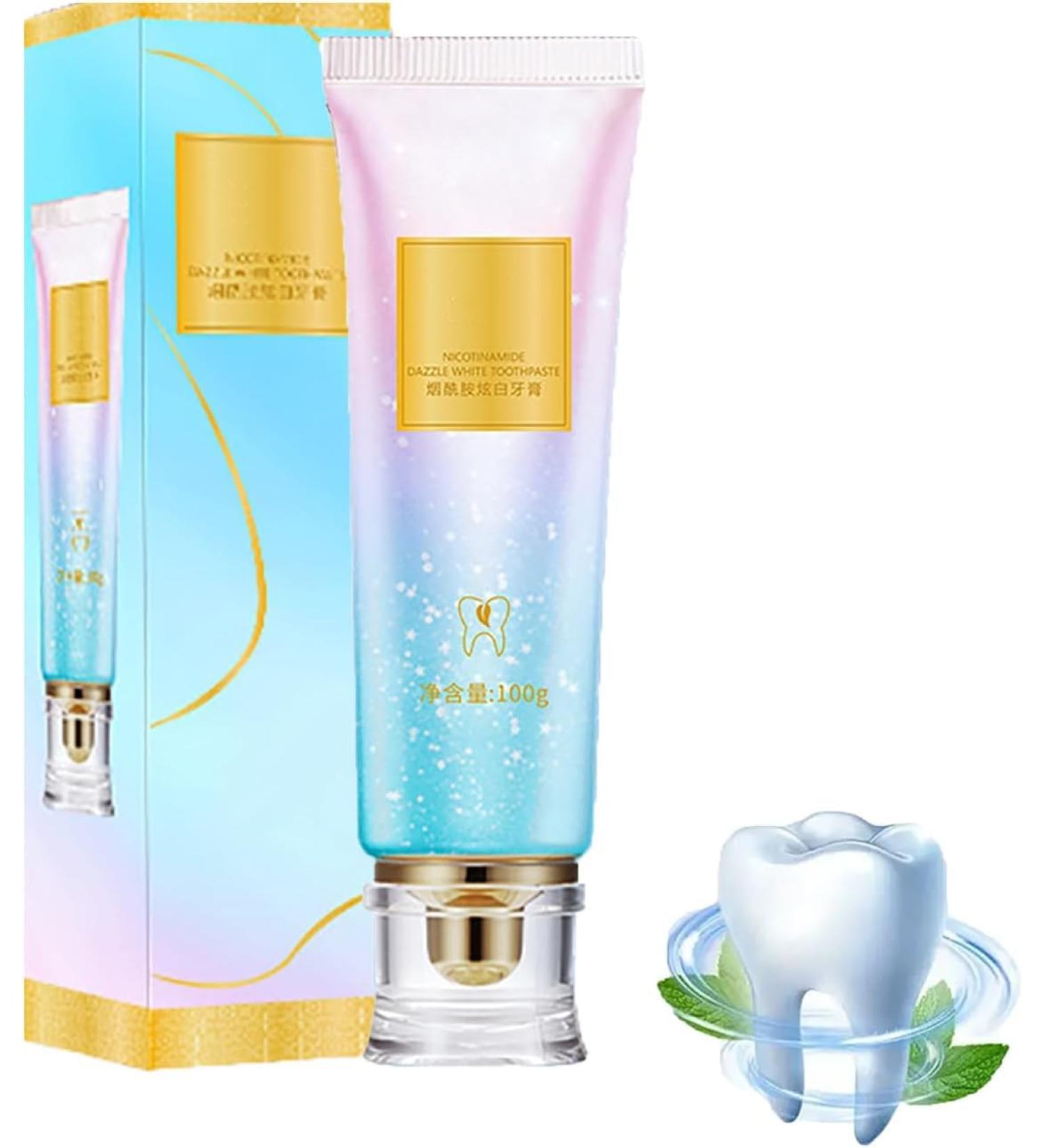 Teeth Whitening Toothpaste Xoermioy Niacinamide Whitening Toothpaste Toothpaste Remove Stain And Whitening Complete Care Toothpaste Fresh Breath Toothpaste (m 1PC) - Buy Online on GoSupps.com