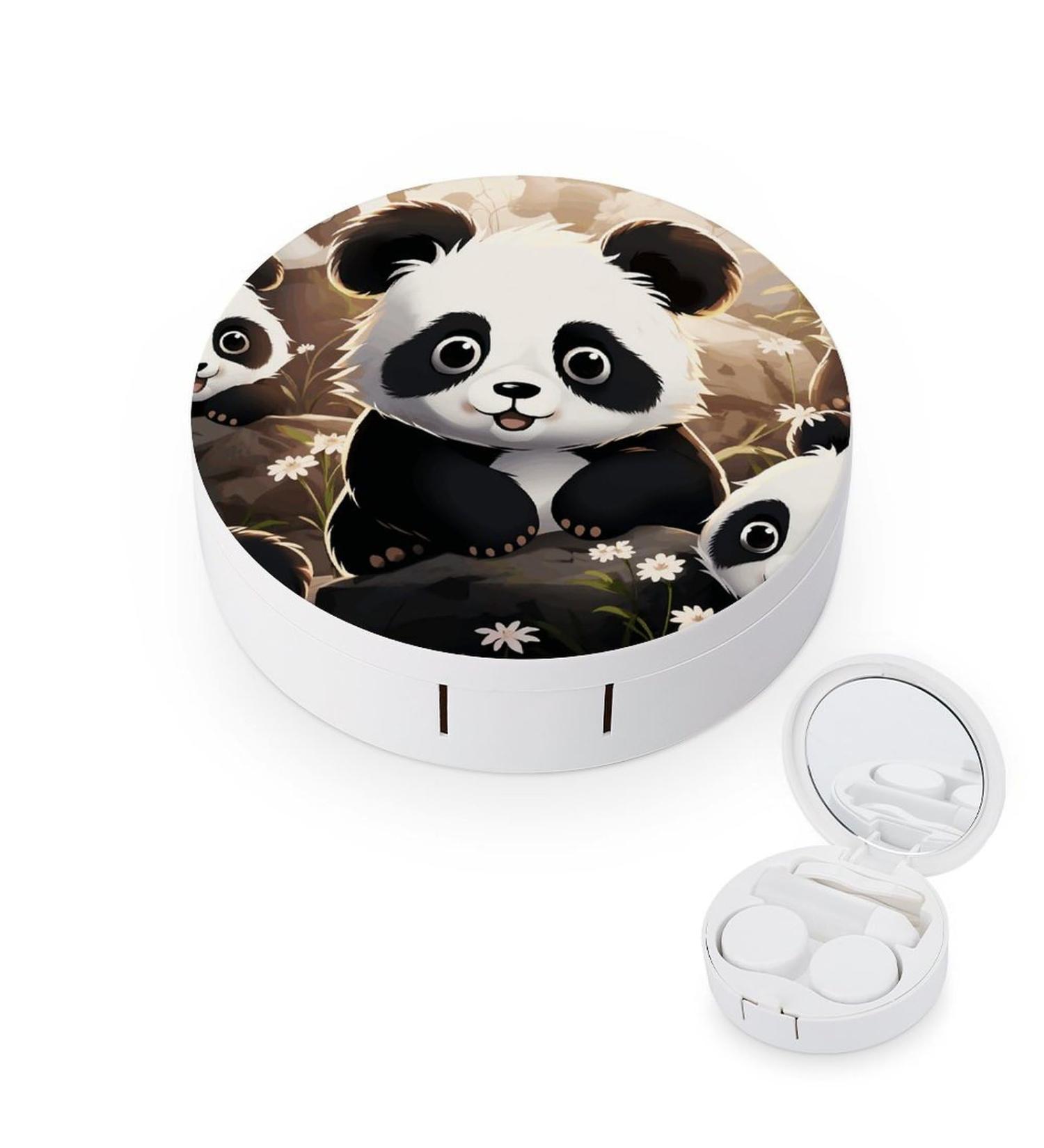 Buy Cute Panda Contact Lens Case - Travel-Friendly Lens Care Box | Shop Now - Buy Online on GoSupps.com