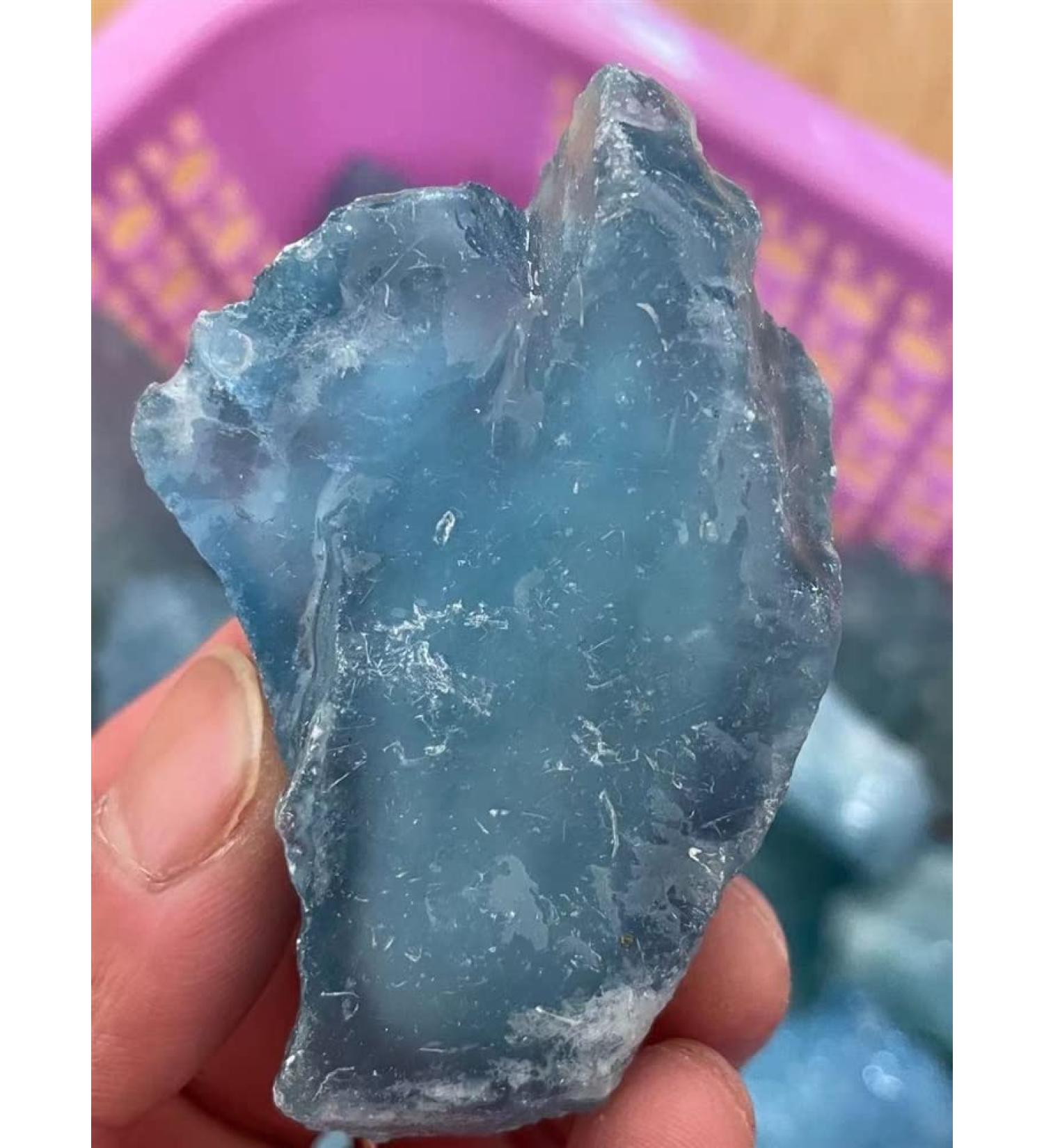 Natural Crystal Rough Home 20-120g Natural Aquamarine Quartz Beryl Gemstone Crystal Stones Original (Size : 120-140g) - Buy Online on GoSupps.com