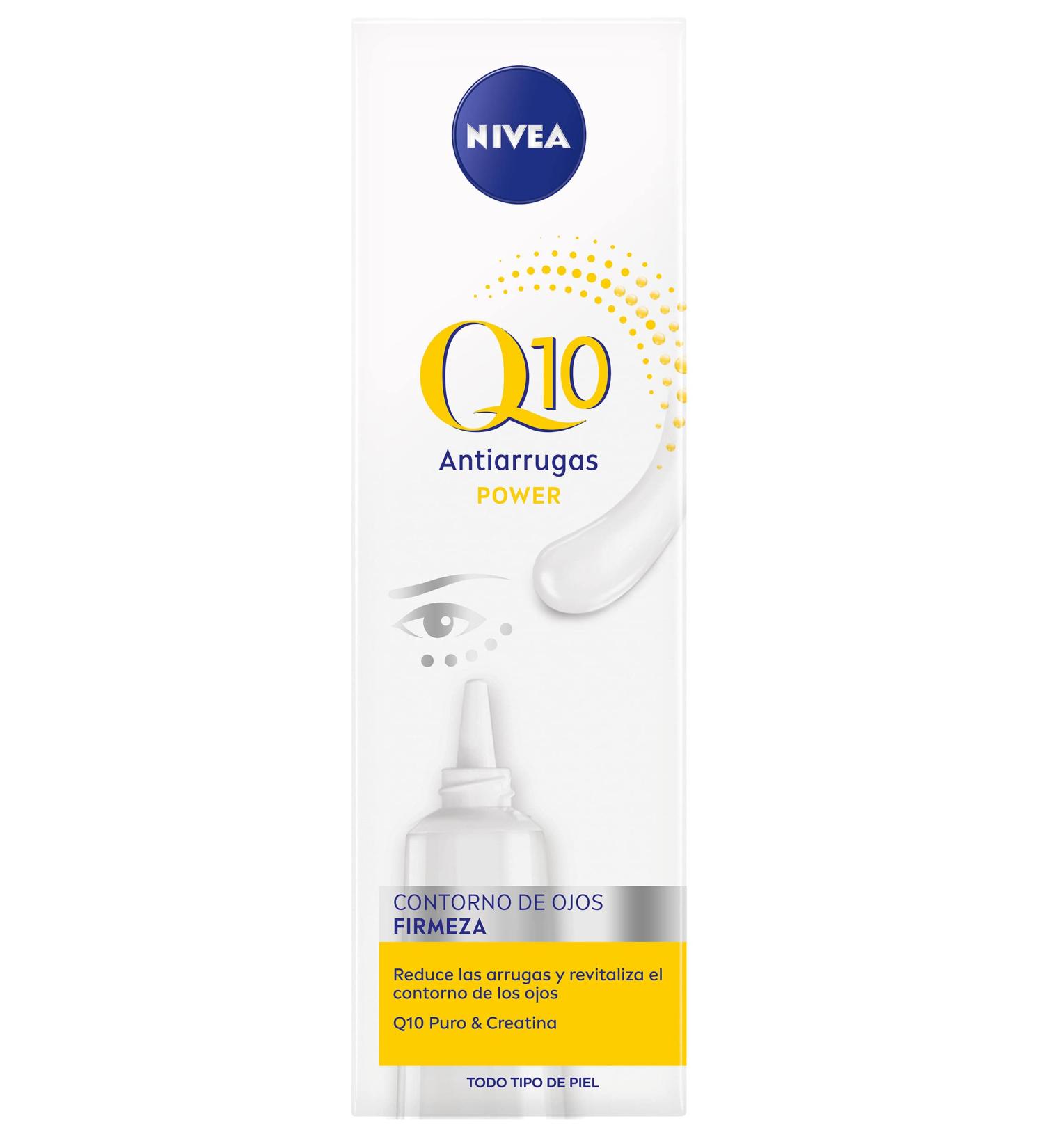 Nivea Q10 Power Antarrugas Contorno de Ojos 15 ml - Crema Antiedad para Reducir Ojeras y Arrugas | Env o Internacional Disponibles - Buy Online on GoSupps.com