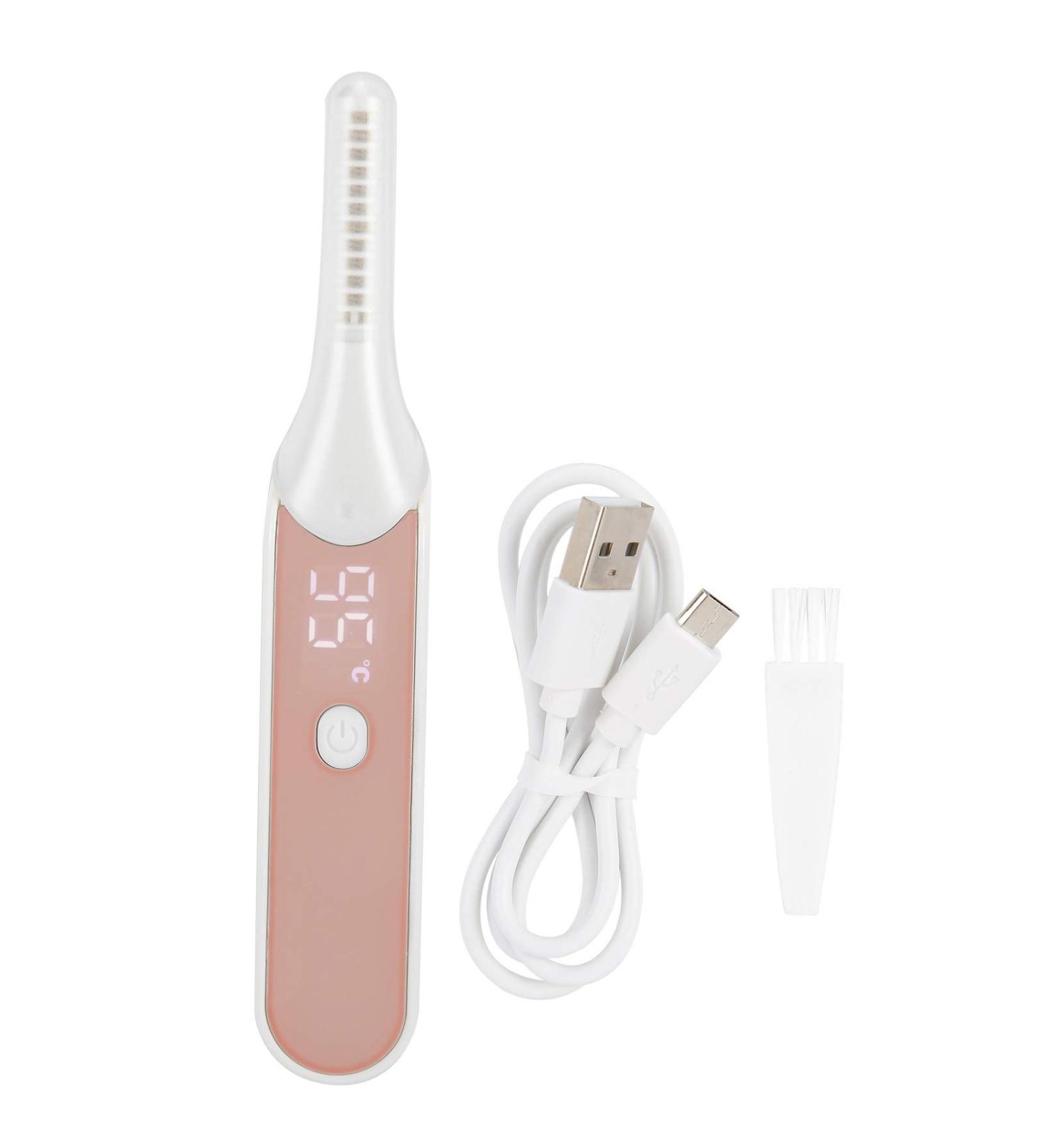 Glomora Electric Heated Eyelash Curler Long-Lasting Digital Display Electric Lash Curling 360 Degrees Stylish Design for Beautiful Eyes - Buy Online on GoSupps.com