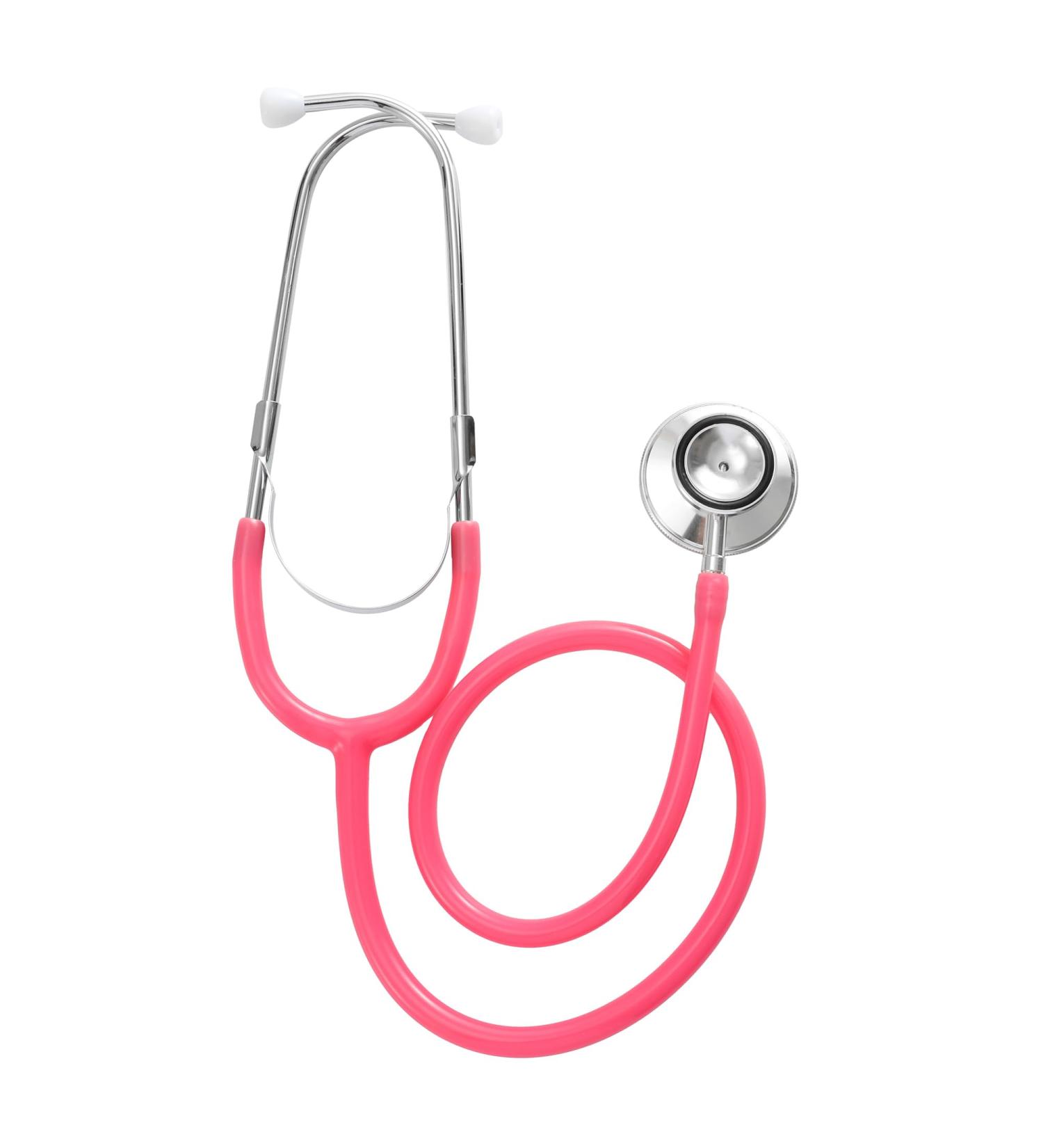TRIXES Pink Stethoscope Kids Toy - Pretend Play Vet Dentist Doctor Nurse Costume Set - Buy Online on GoSupps.com