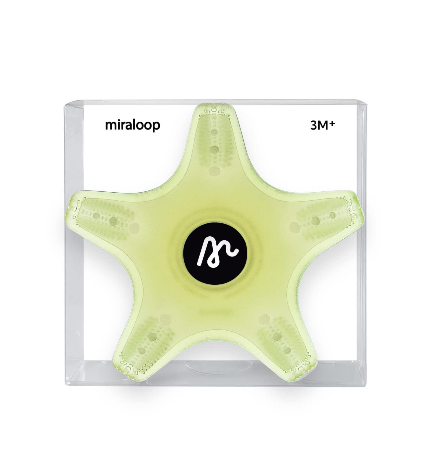 Shop Miraloop Starfish Baby Bite Ring - Food-Safe Silicone Teething Toy for Gum Massage | International Shipping Available - Buy Online on GoSupps.com