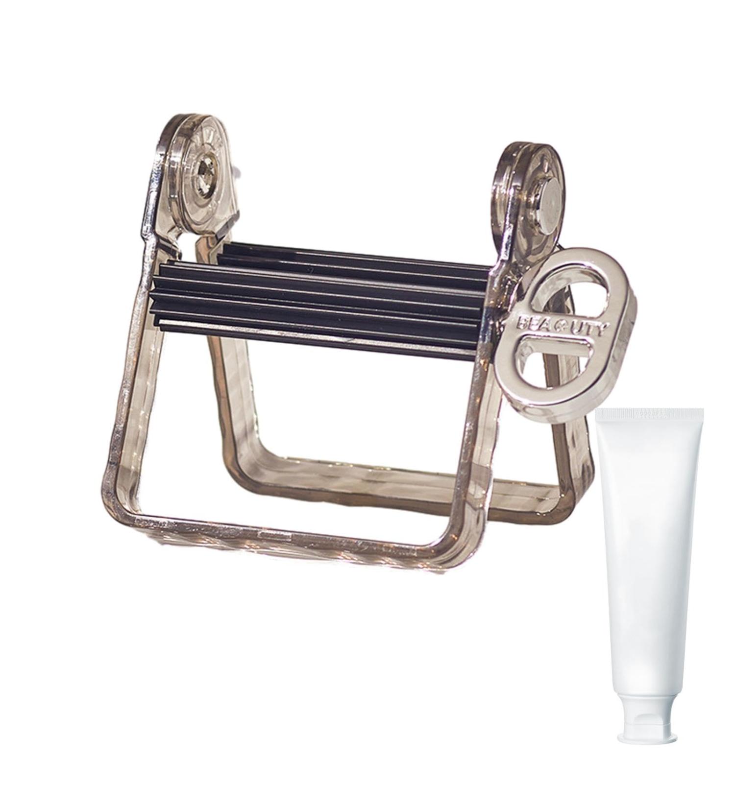 Toothpaste Tube Squeezer - No Drilling Rolling Tube Toothpaste Squeezer | Squeeze Tool with Frosted Handles Strong and Sturdy for Tube Paste - Buy Online on GoSupps.com