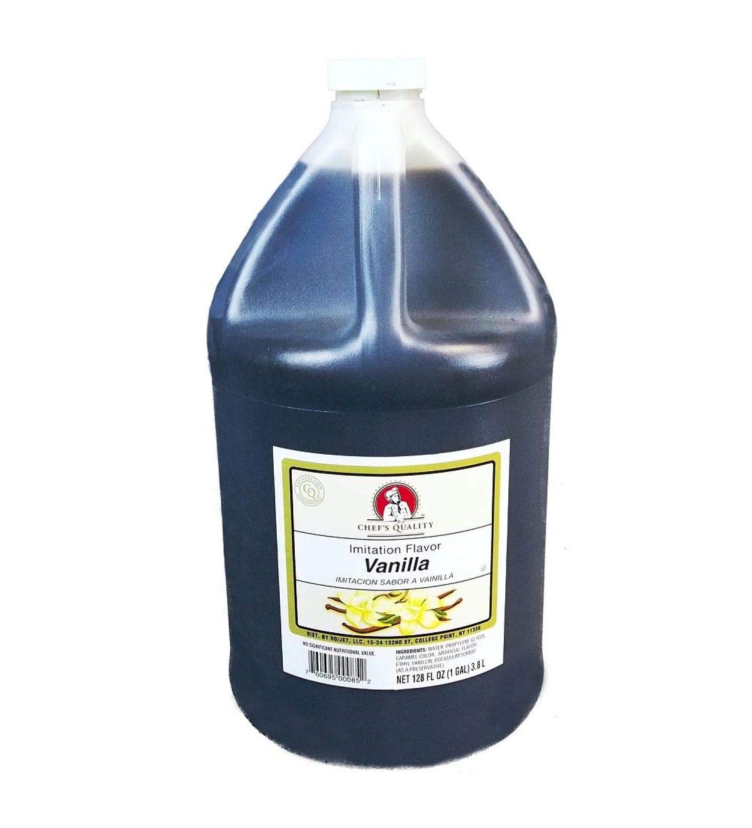 Chef's Quality Imitation Vanilla 1 Gal