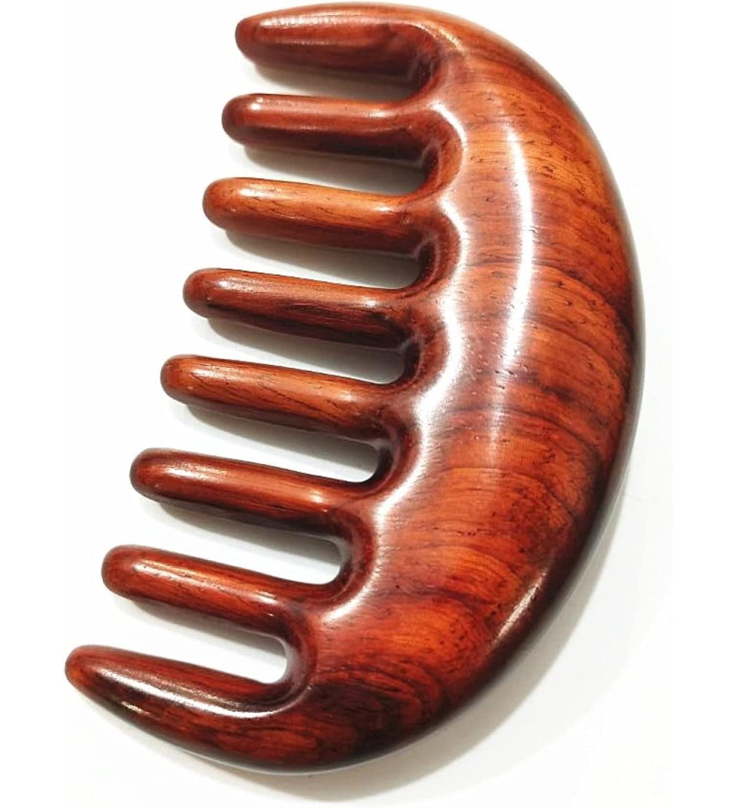 Buy Meridian Massage Tools | Green Sandalwood Wide Tooth Comb & Rollers for Optimal Healthcare - Buy Online on GoSupps.com