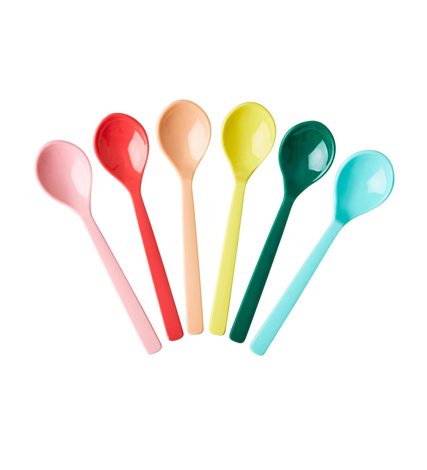 Melamine Teaspoon - Multi - Dance Out Colors