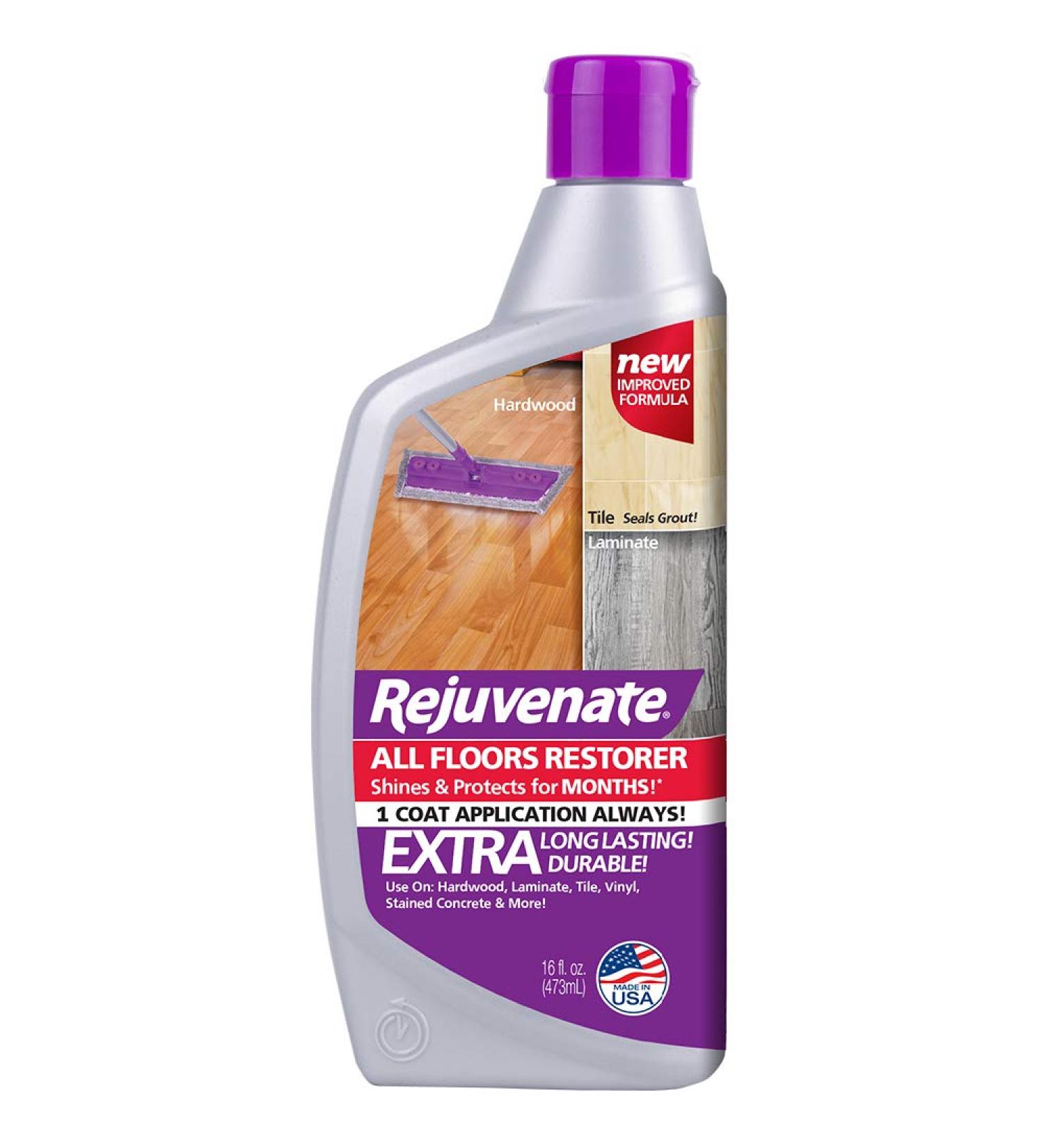 Rejuvenate All Floors Restorer & Polish 16 Oz - Fills Scratches, Protects & Restores Shine - No Sanding Required | 1 Pack - Buy Online on GoSupps.com