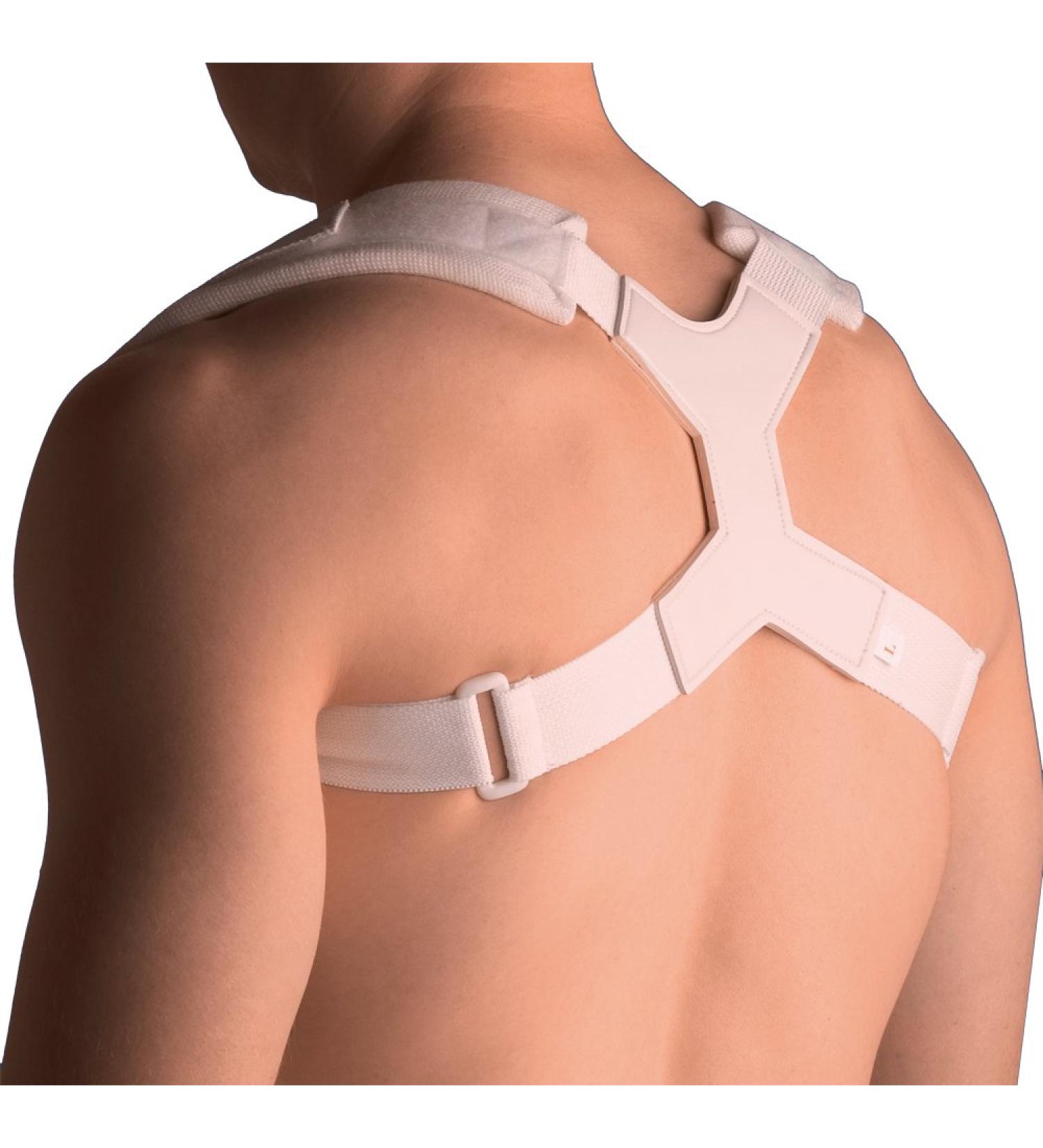 Thermoskin Clavicle Support - Medium White | Premium Posture & Injury Relief Aid - Buy Online on GoSupps.com