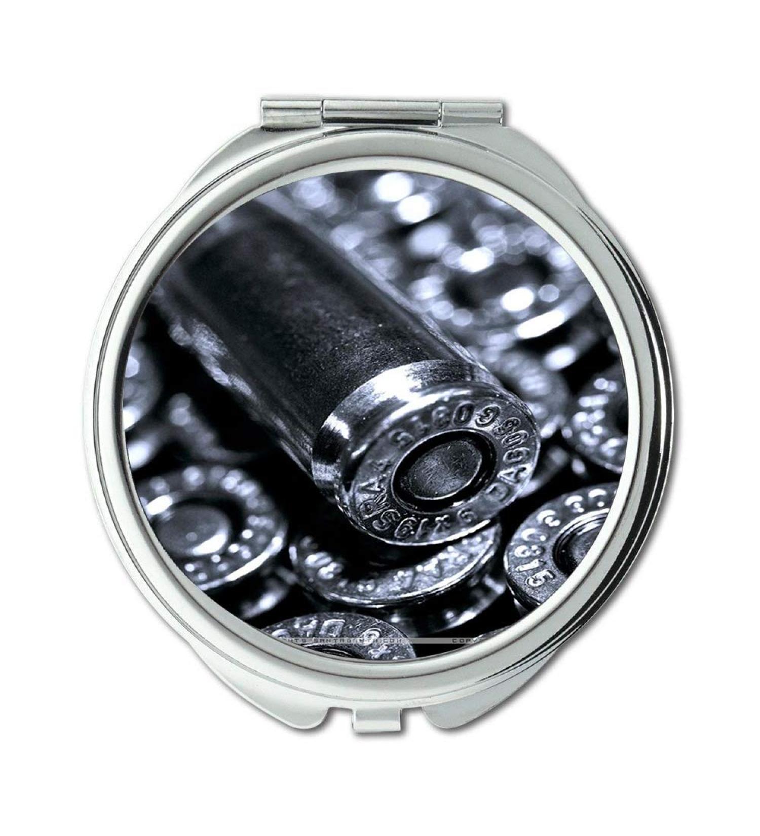 YENDOSTEEN Mirror Travel Mirror pistol light Round Mirror wallpaper gun pocket mirror portable mirror - Buy Online on GoSupps.com