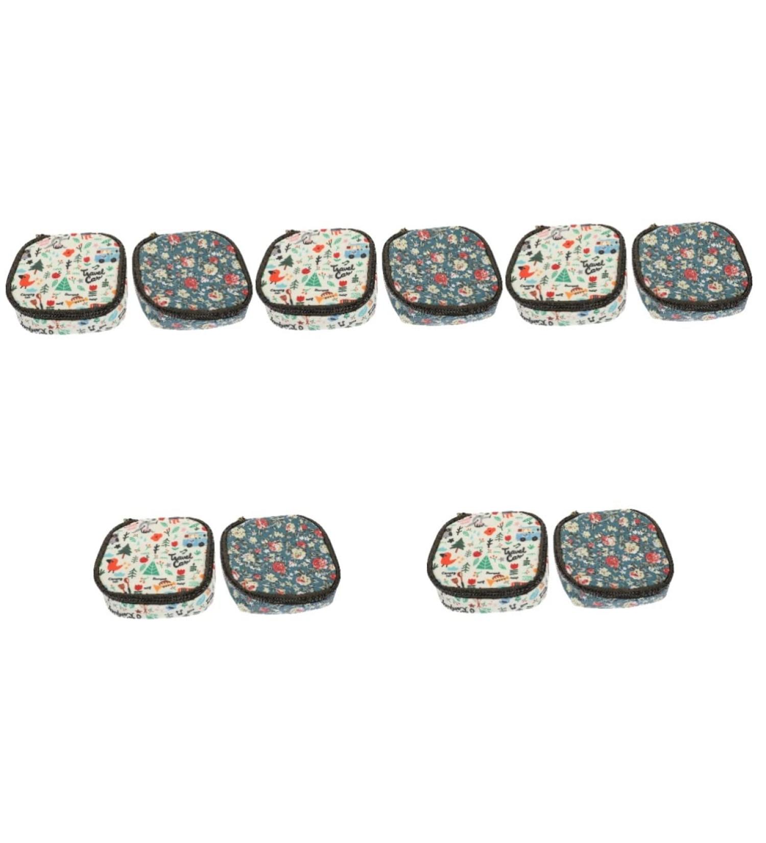 Frcolor 10-Piece Matte Lipstick Organizer - Travel Makeup Storage & Jewelry Bag - Perfect for Coins & Accessories - Buy Online on GoSupps.com