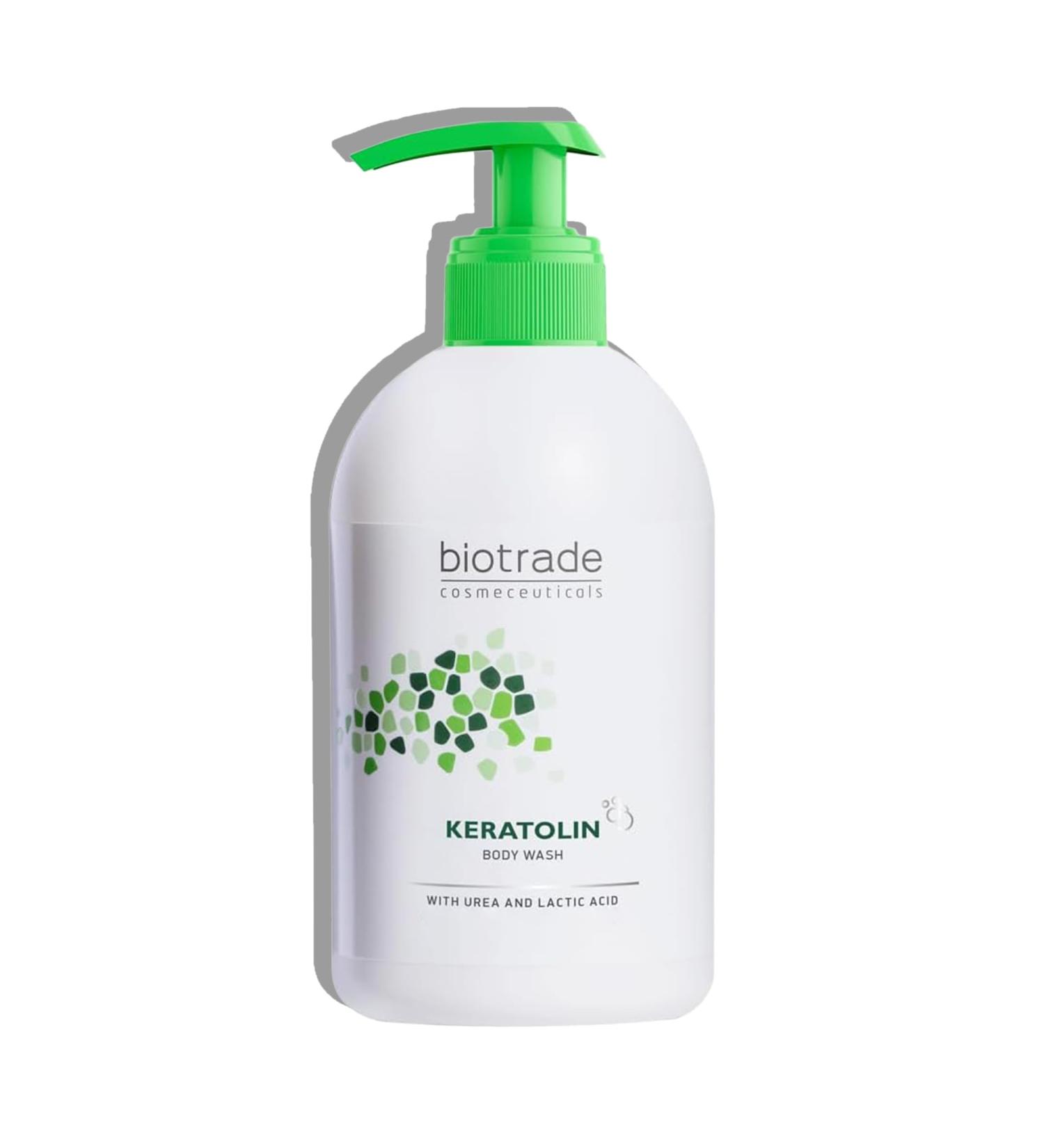 BIOTRADE Biotrade Keratolin Shower Gel for normal dry very dry and flaky body 400 ml - Buy Online on GoSupps.com