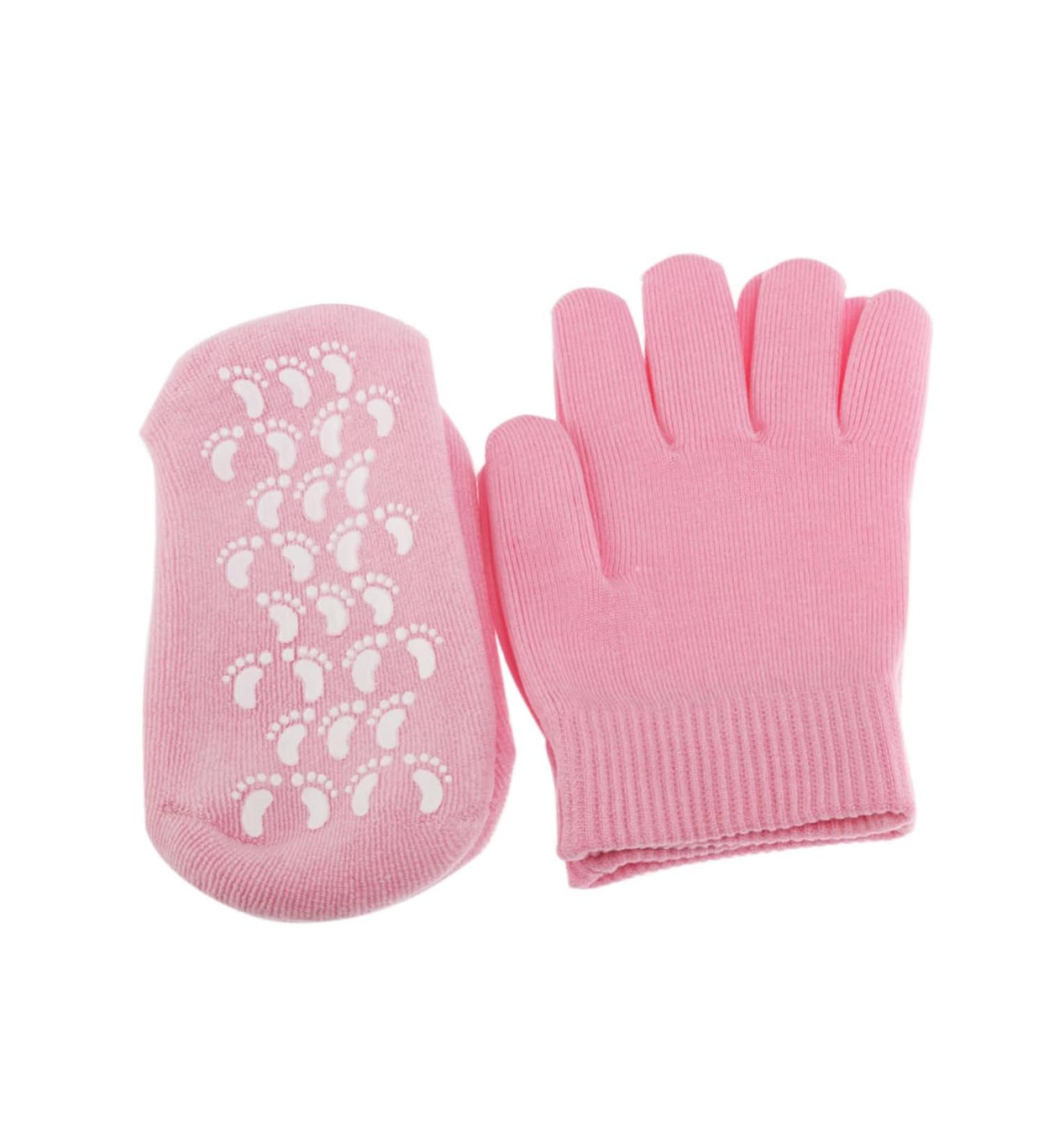 FRCOLOR Gel Socks and Gloves Soft Brightening Moisturising Socks Gel Socks for Dry Feet Hosiery for Women Socks Night Gloves Dropshipping Miss Spa Mittel - Buy Online on GoSupps.com