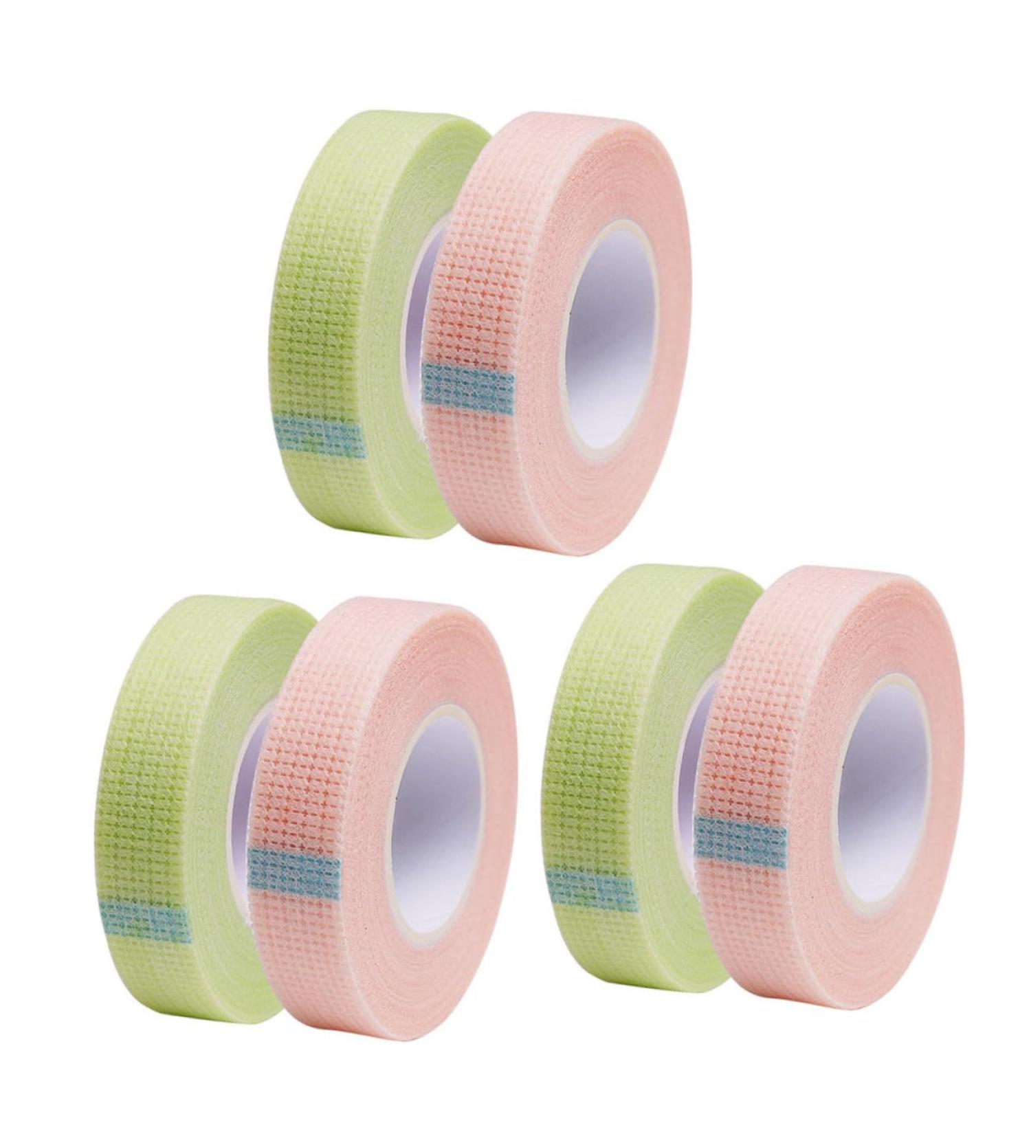 Angoily 6 Rolls Lash Tape Eyelash Tape Line Lash Extension Tapes Eyelash Separating Tape Lash Mascara Eyelash Fixed Tapes Eyeshadow Pads Strip Eye Patch Breathable Non-woven Tape - Buy Online on GoSupps.com